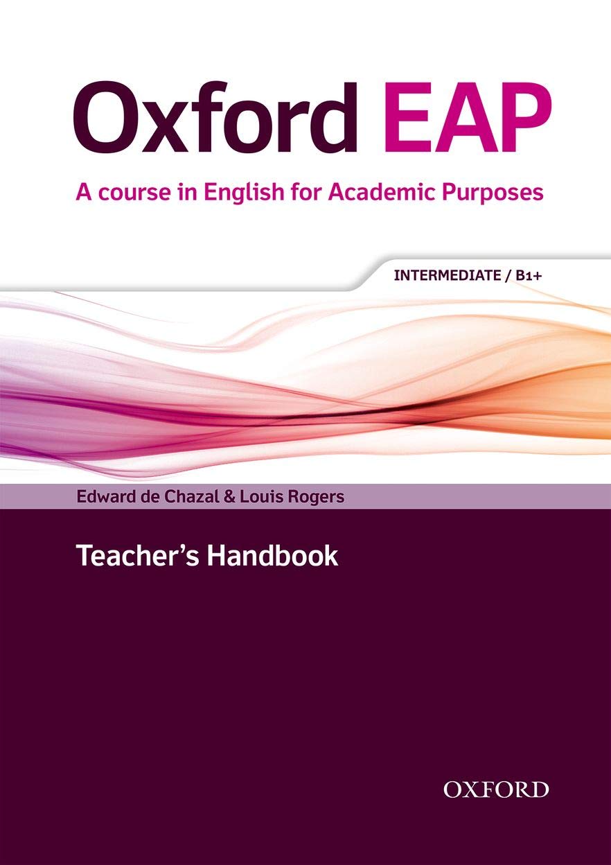 Oxford EAP: Intermediate/B1+: Teacher's Book, DVD and Audio CD Pack: Intermediate/B1+ (English for Academic Purposes) Foreign Languages ​​& Dictionaries