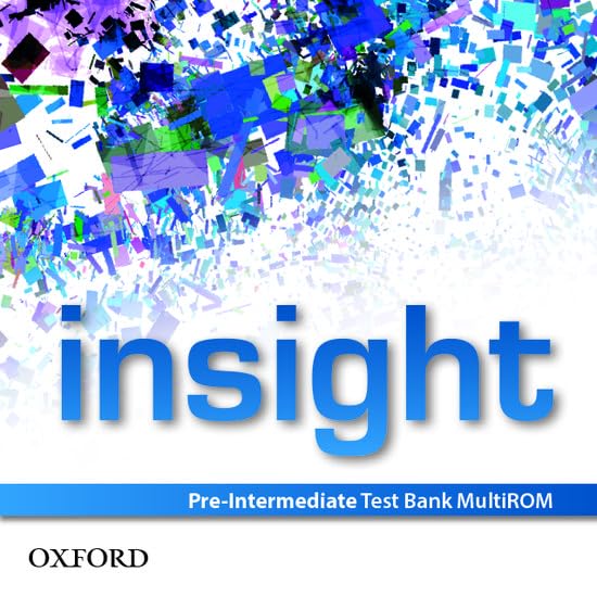 Insight Pre Intermediate Test Bank Multi-ROM Foreign Languages ​​& Dictionaries