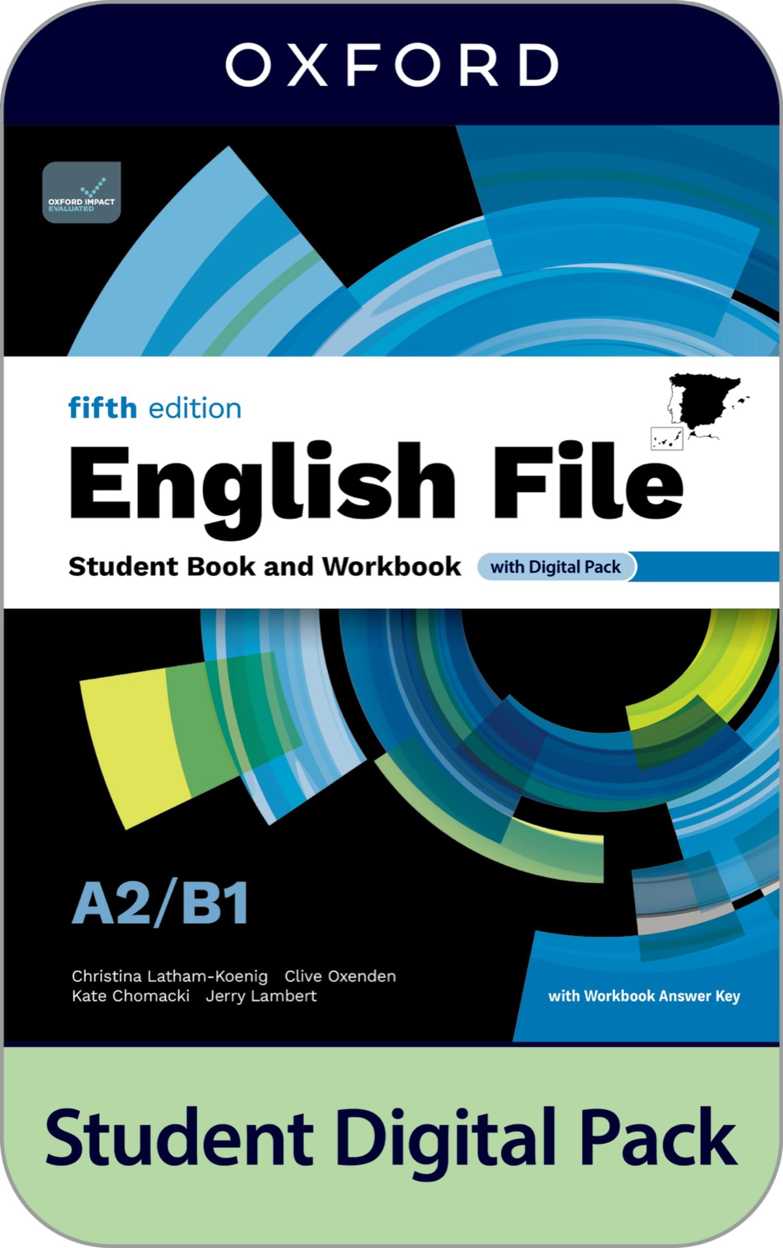 English File 5th Edition A2/B1. Student's Book and Workbook and digital with Key Pack (English File Fifth Edition) Foreign Languages ​​& Dictionaries