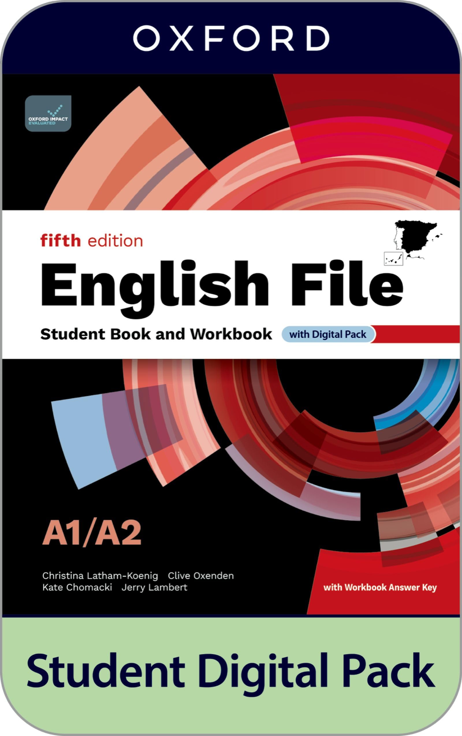 English File 5th Edition A1/A2. Student's Book and Workbook and digital with Key Pack (English File Fifth Edition) Foreign Languages ​​& Dictionaries