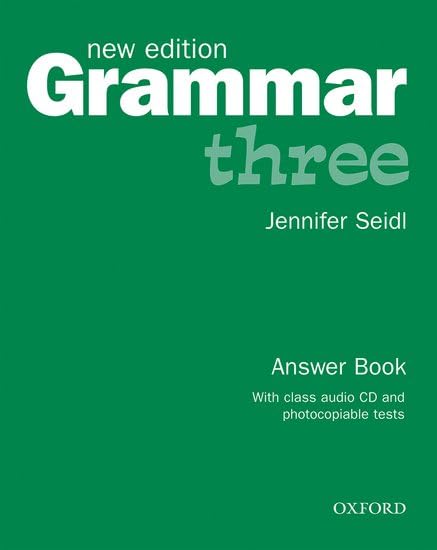 Grammar Three: Answer Book Pack Foreign Languages ​​& Dictionaries