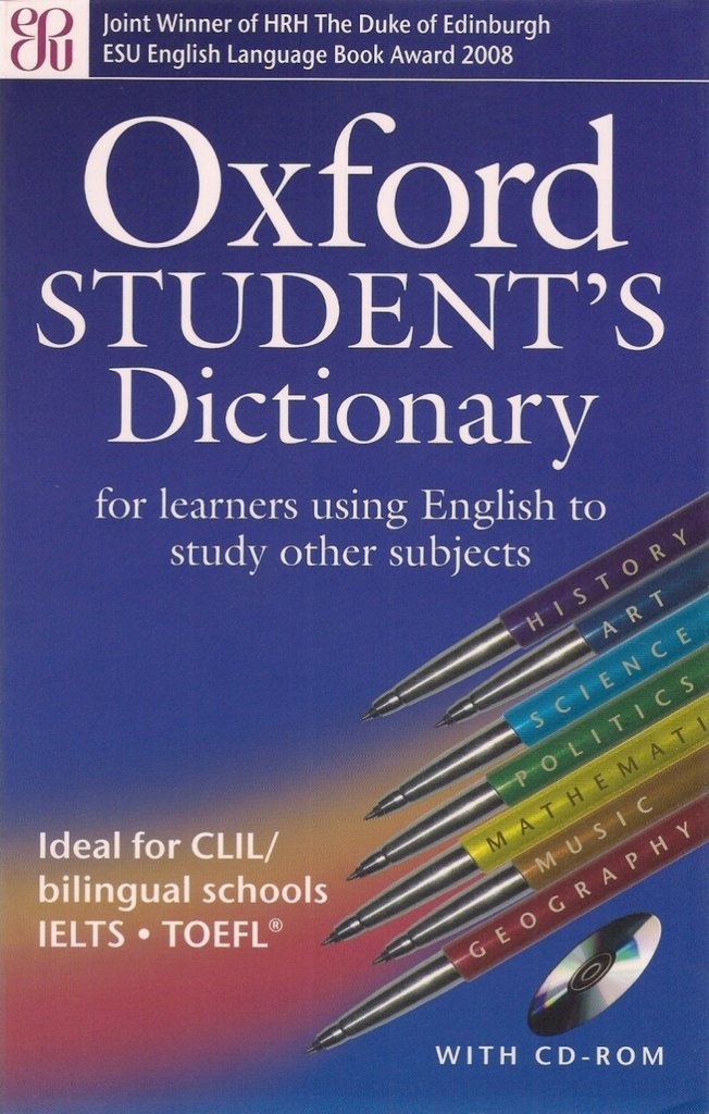 Oxford Student's Dictionary 2007 Con CD-ROM: For learners using english to study other subjects Foreign Languages ​​& Dictionaries