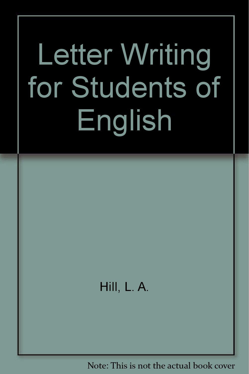 Letter Writing for Students of English Books