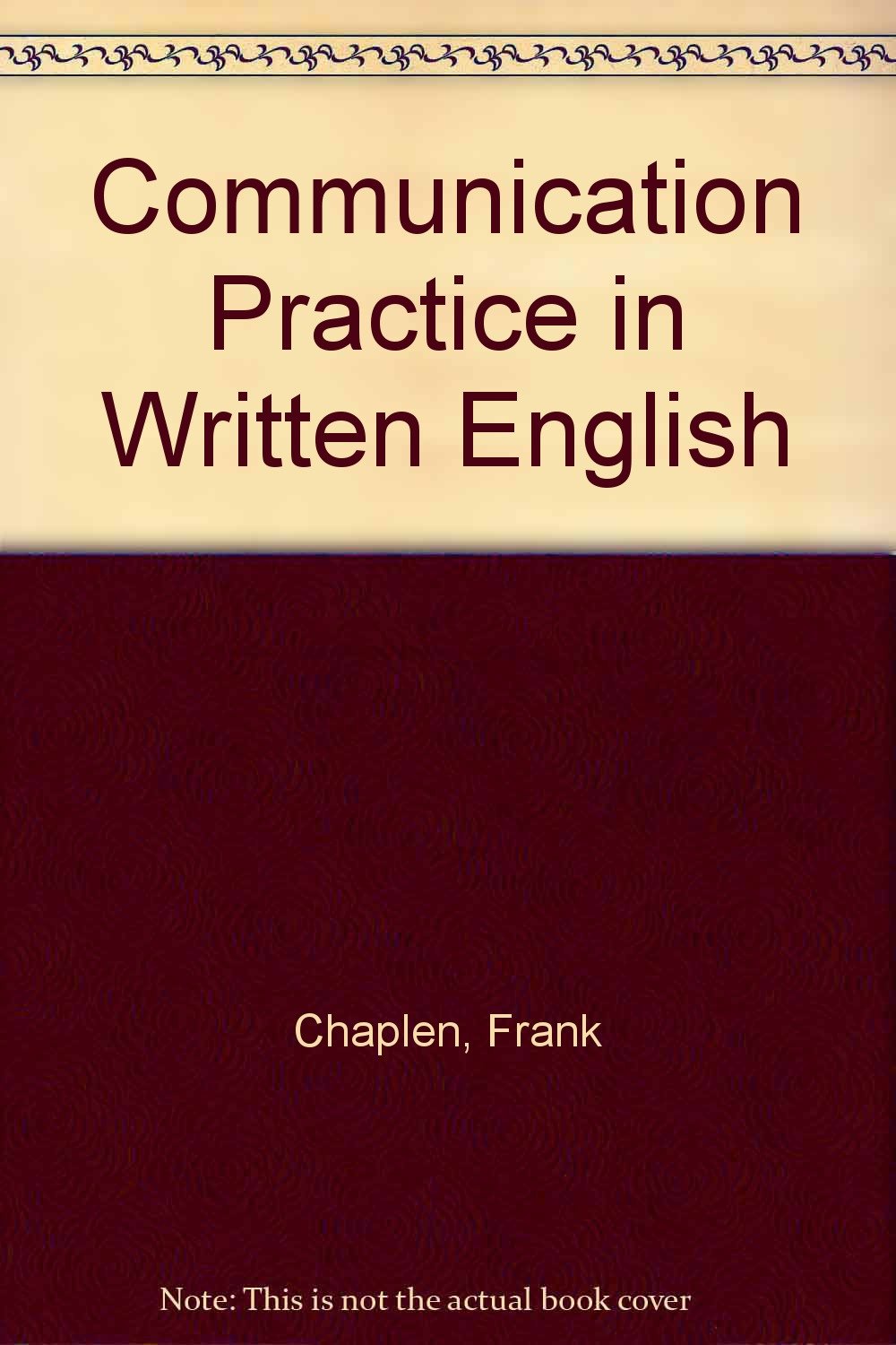 Product Image: Communication Practice in Written English