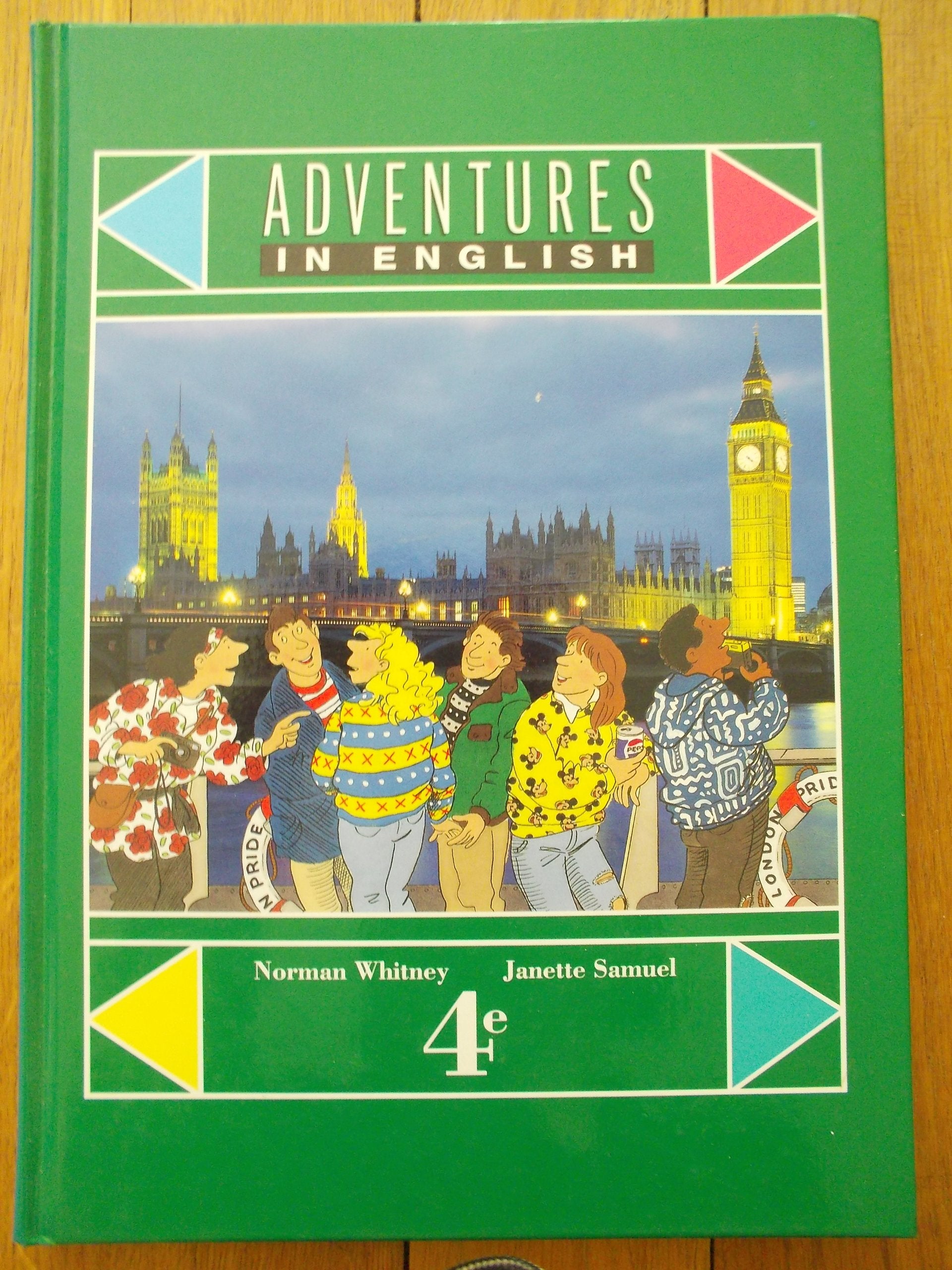 Anglais 4eme Adventures In English book