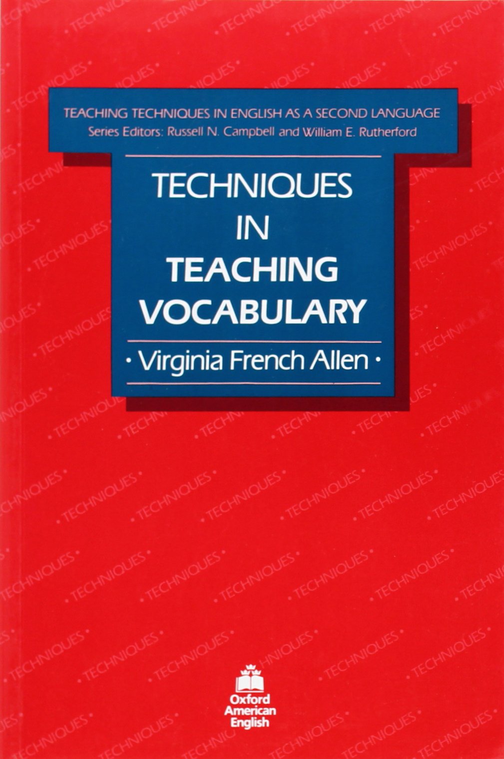 Techniques in Teaching Vocabulary (Teaching Techniques in English as a Second Language) Foreign Languages ​​& Dictionaries