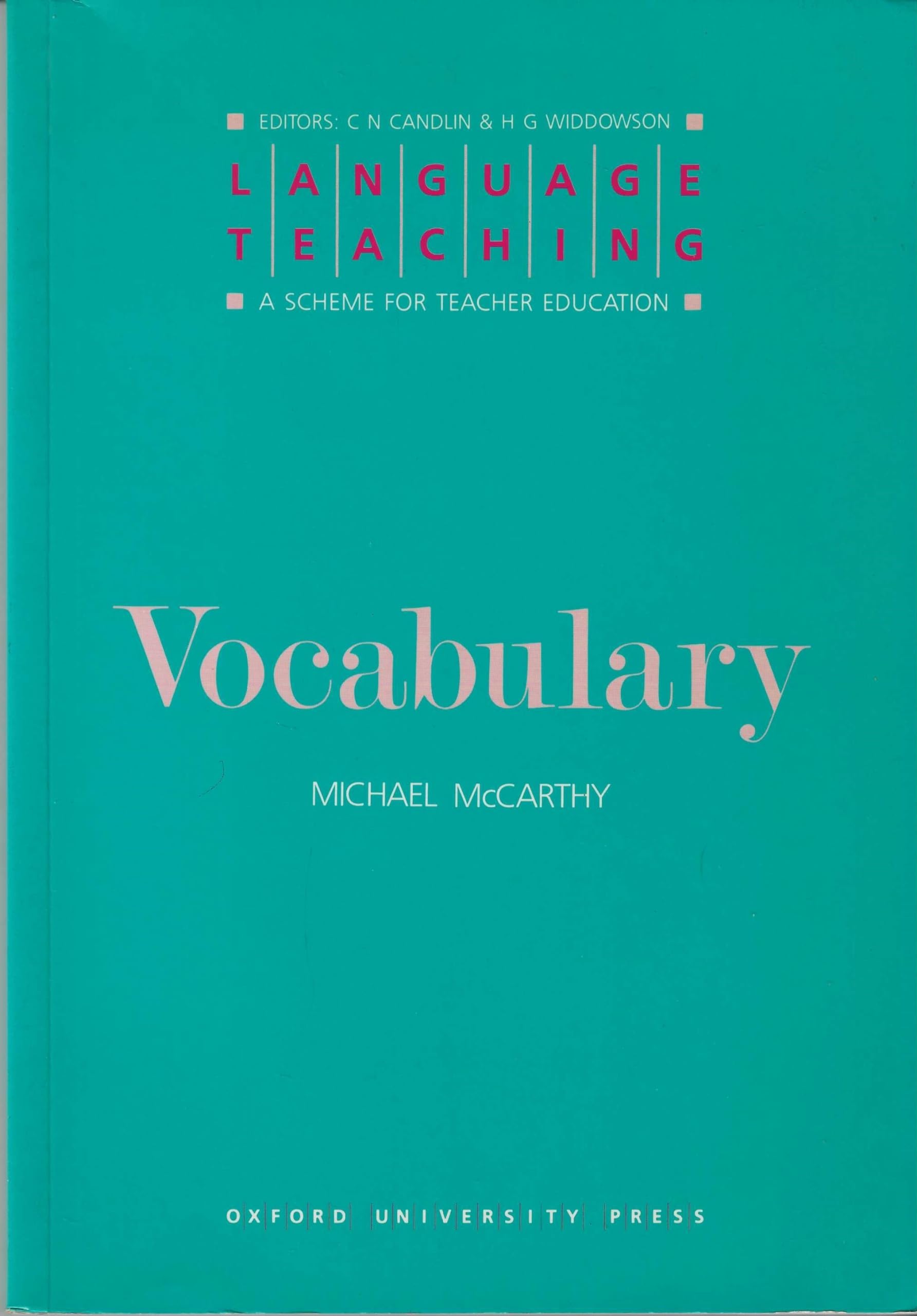 Mccarthy, M: Vocabulary Foreign Languages ​​& Dictionaries