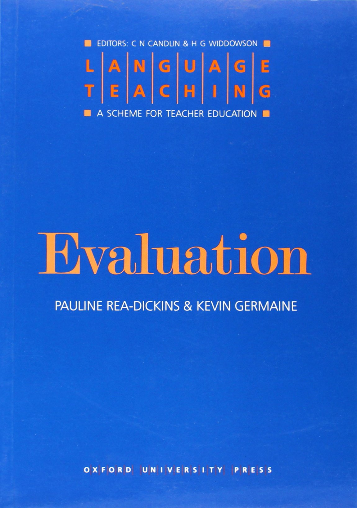 Product Image: Rea-Dickins, P: Evaluation