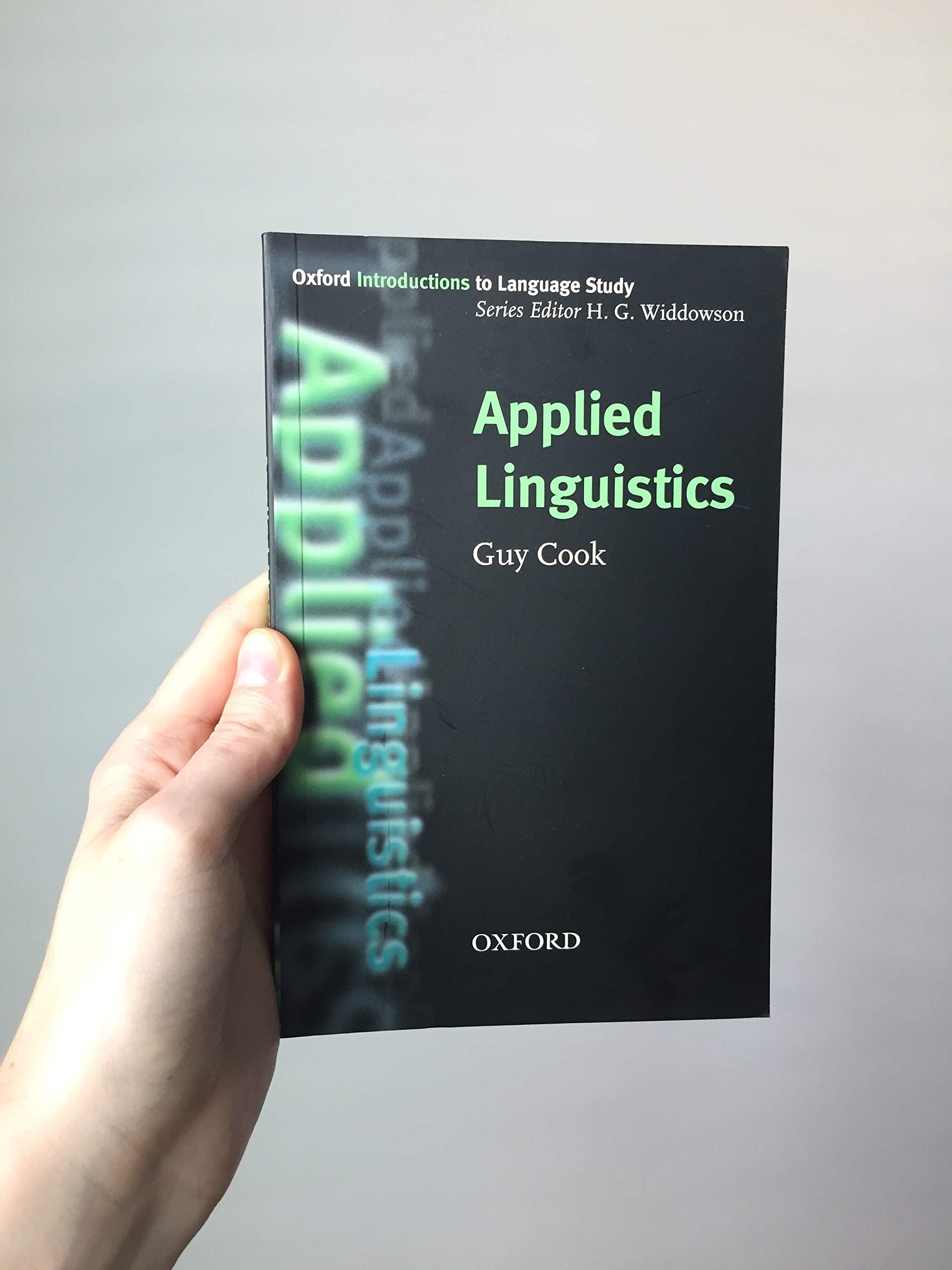 Applied Linguistics (Oxford Introduction to Language Study) Social Sciences Books