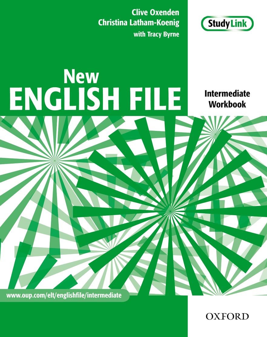 New English File intermediate workbook with answers and multiROM pack. book