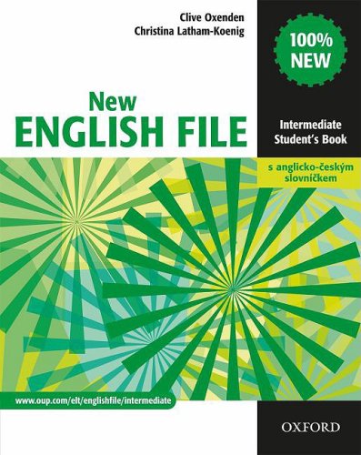 New English file Intermediate Student´s book + Czech wordlist (2007) Books