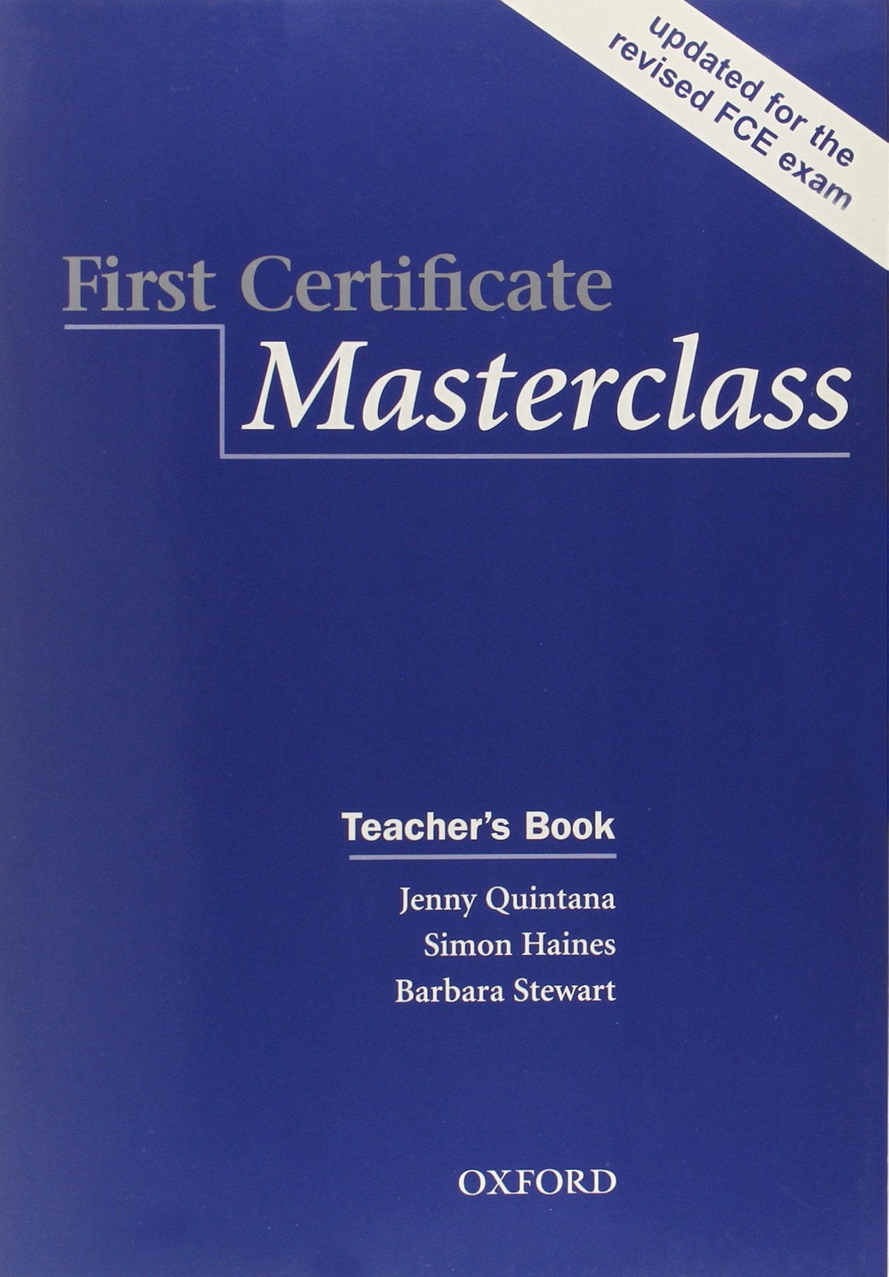 Product Image: First Certificate Masterclass: Teacher's Book Ed 08