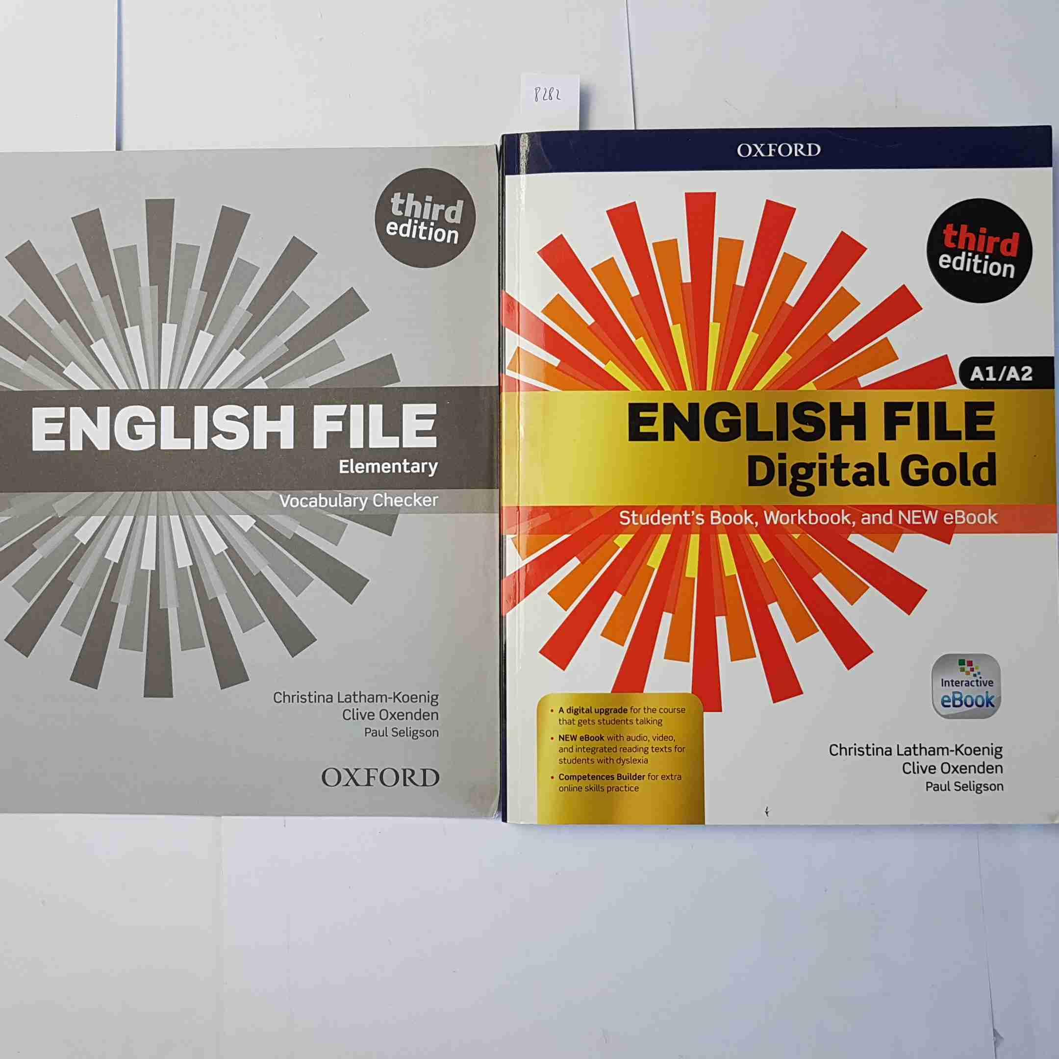 ENGLISH FILE digital gold A1/A2 OXFORD student's book, workbook and New ebook book
