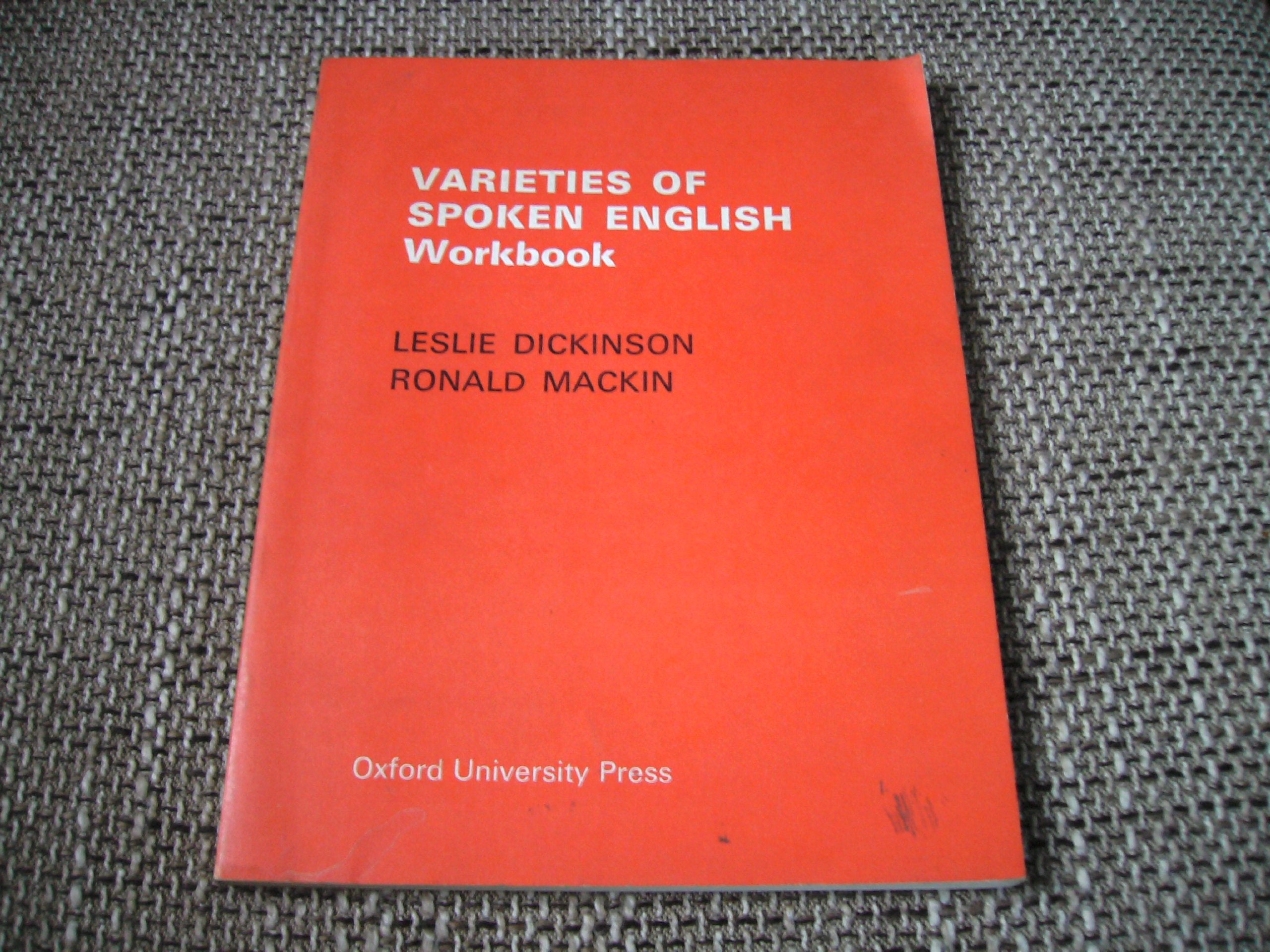 Varieties of Spoken English: Workbk Books
