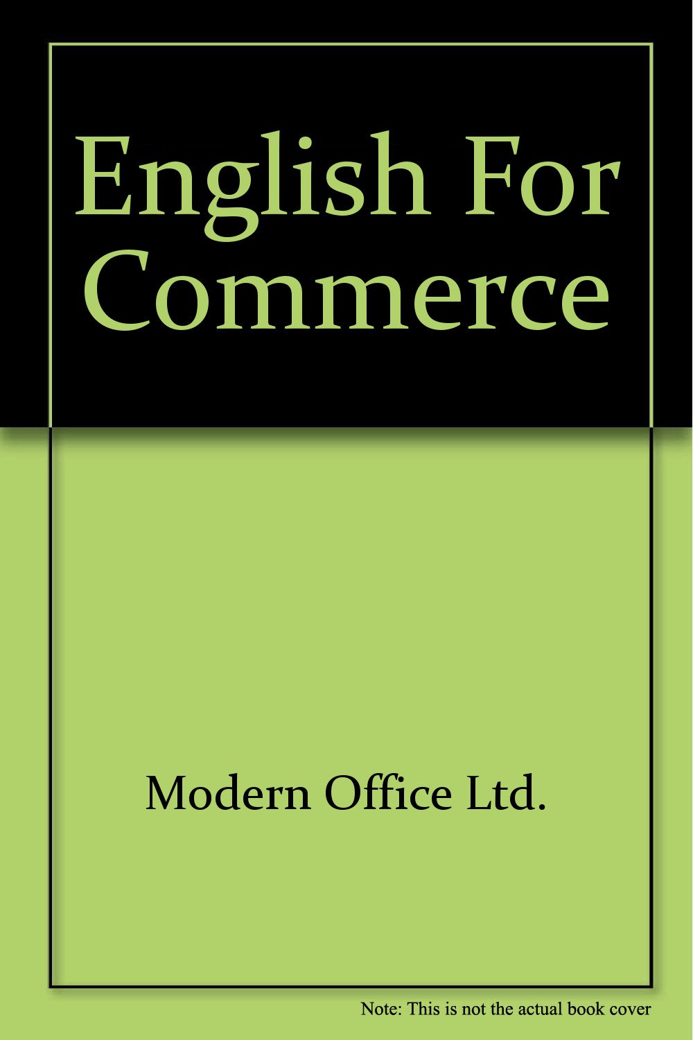 English for Commerce Social Sciences