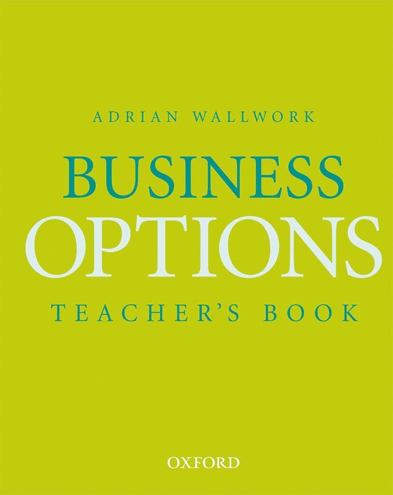 Product Image: Business Options: Teacher's Book