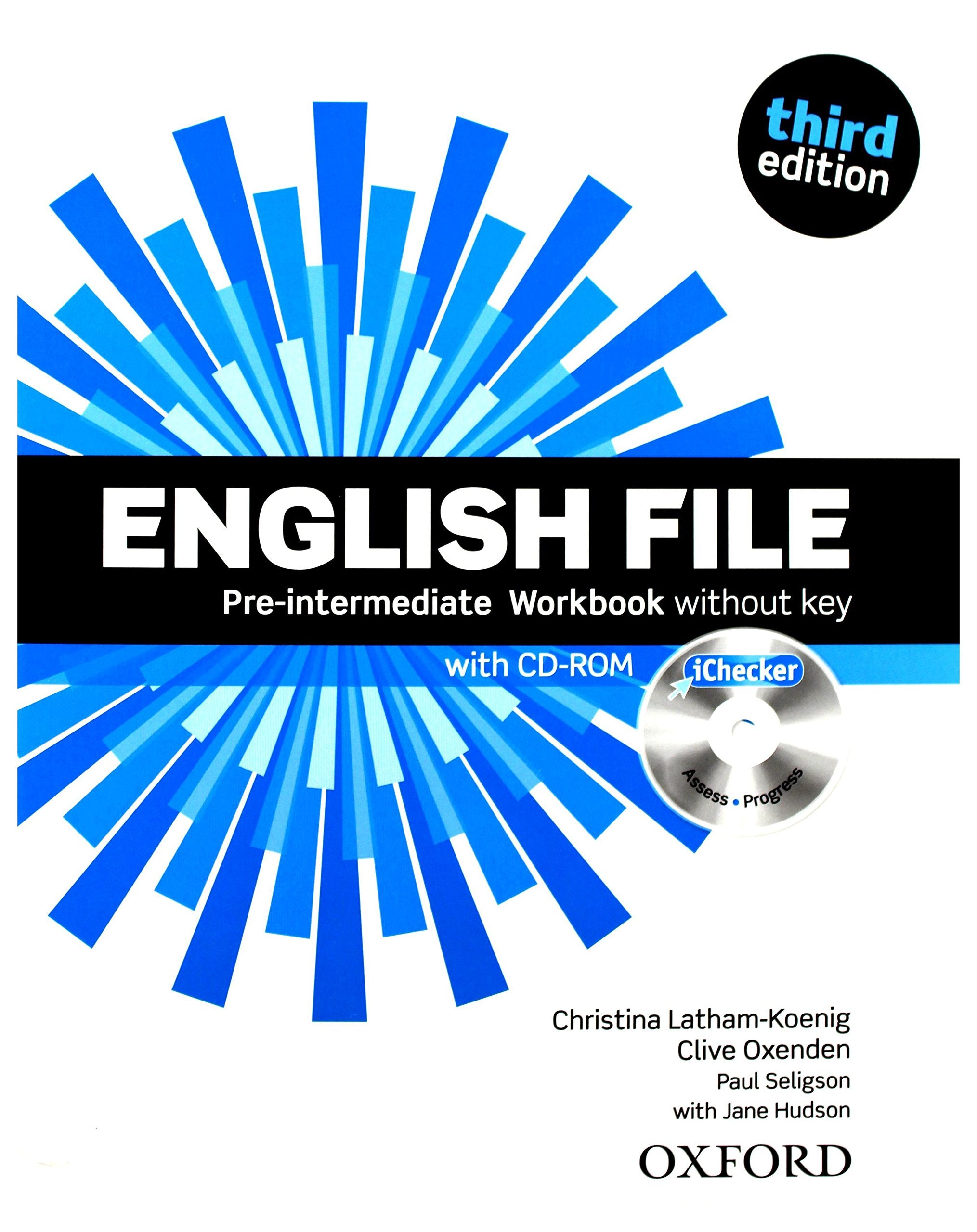 English File: Pre-intermediate. Workbook with iChecker without Key (English File Third Edition) Foreign Languages ​​& Dictionaries