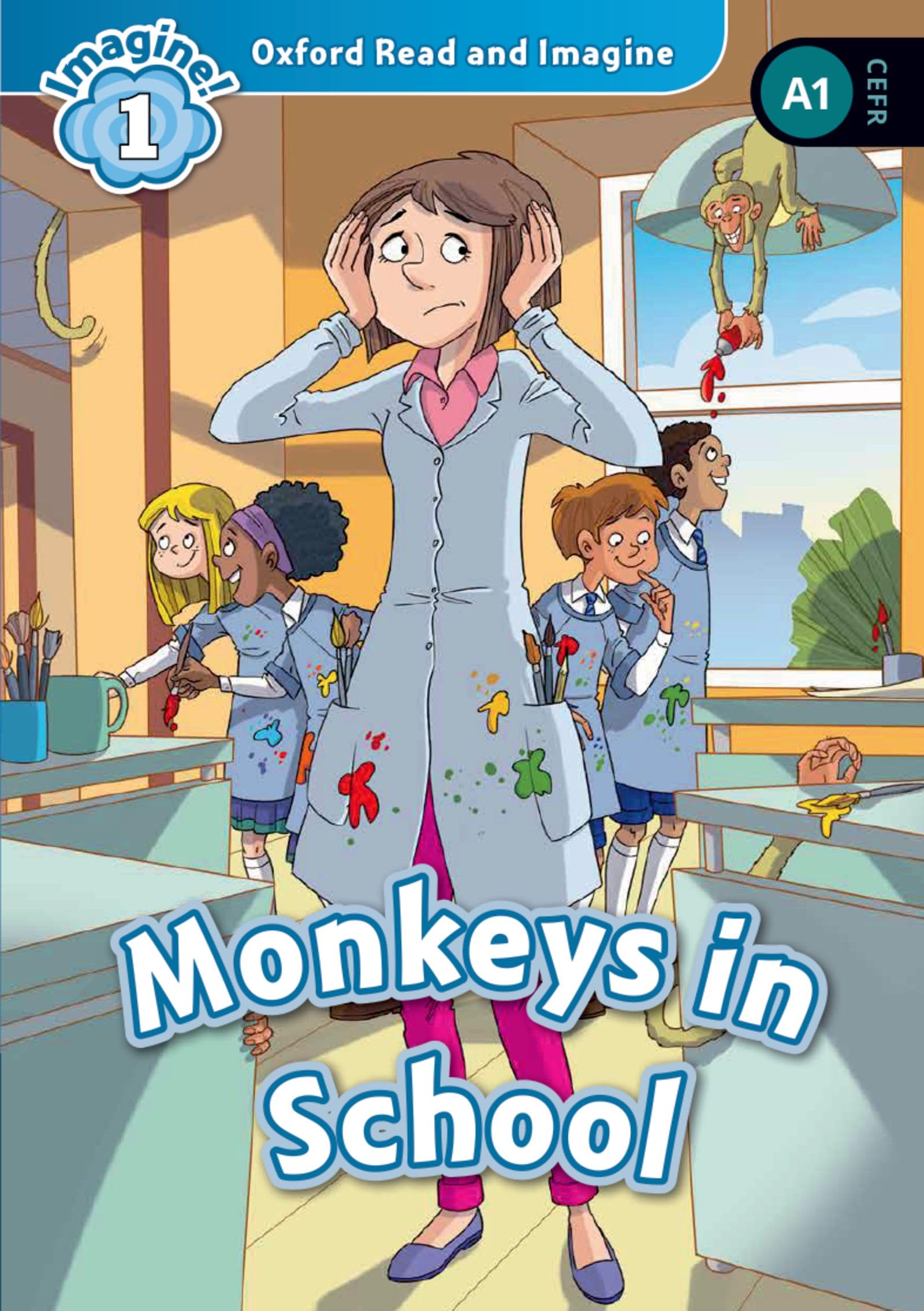 Oxford Read and Imagine: Level 1: Monkeys in School Foreign Languages ​​& Dictionaries