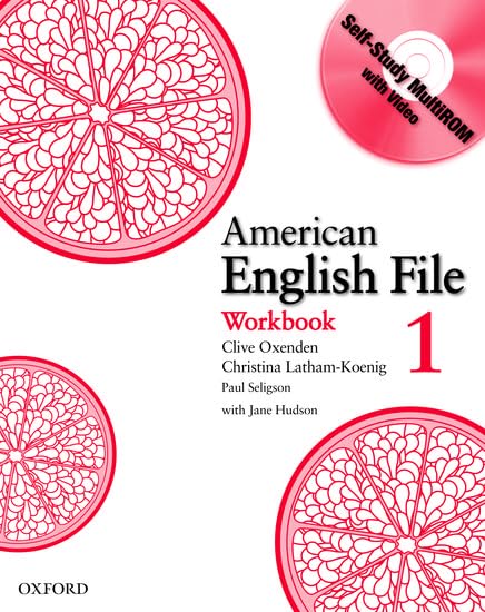 American English File 1. Workbook with Multi-ROM Pack (American English File First Edition) Foreign Languages ​​& Dictionaries