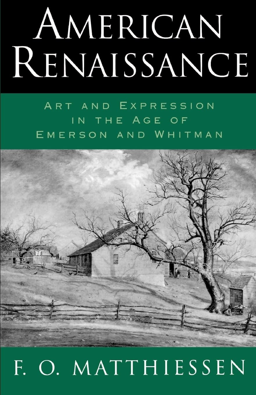 American Renaissance: Art and Expression in the Age of Emerson and Whitman (Galaxy Books, Band 230) Contemporary literature