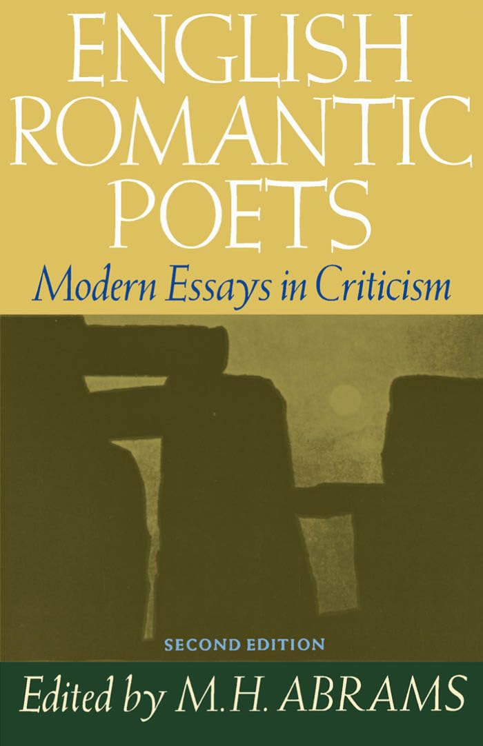 English Romantic Poets: Modern Essays in Criticism (Galaxy Books, Band 35) Poetry