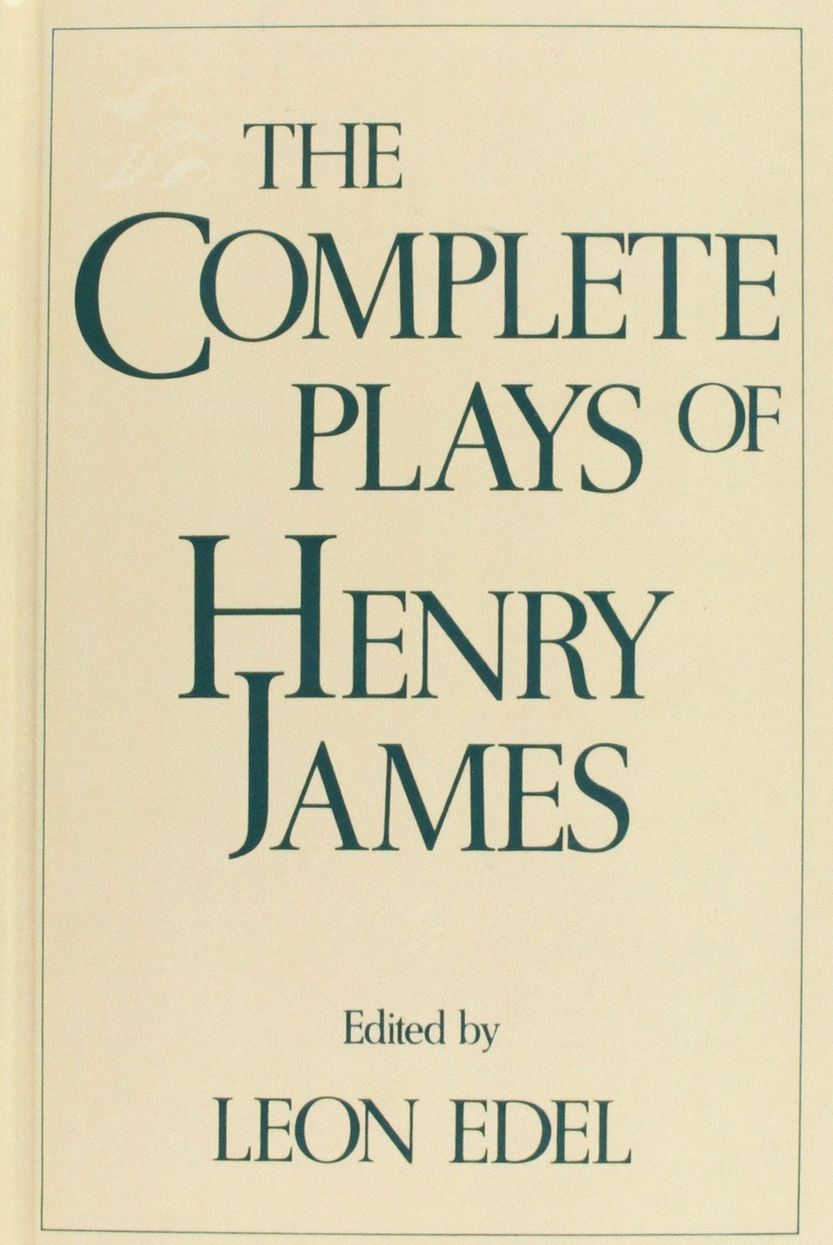 The Complete Plays of Henry James book