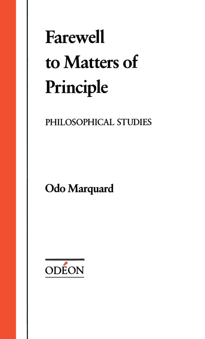 Farewell to Matters of Principle Philosophy