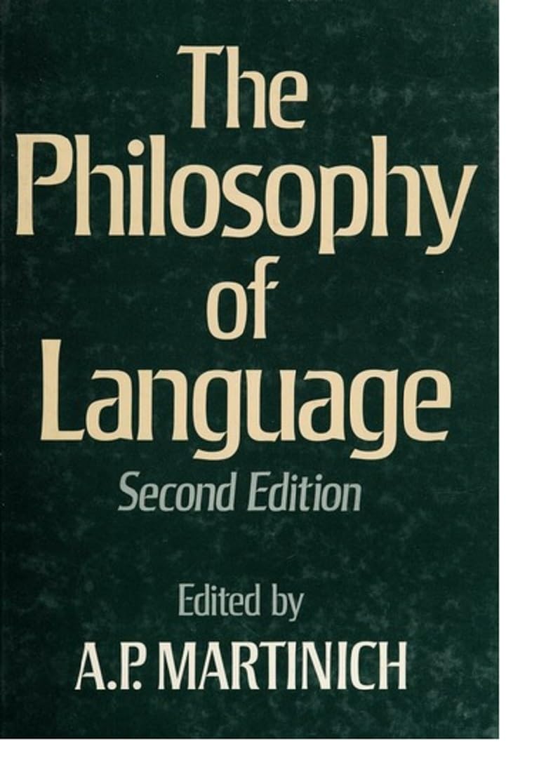 The Philosophy of Language book