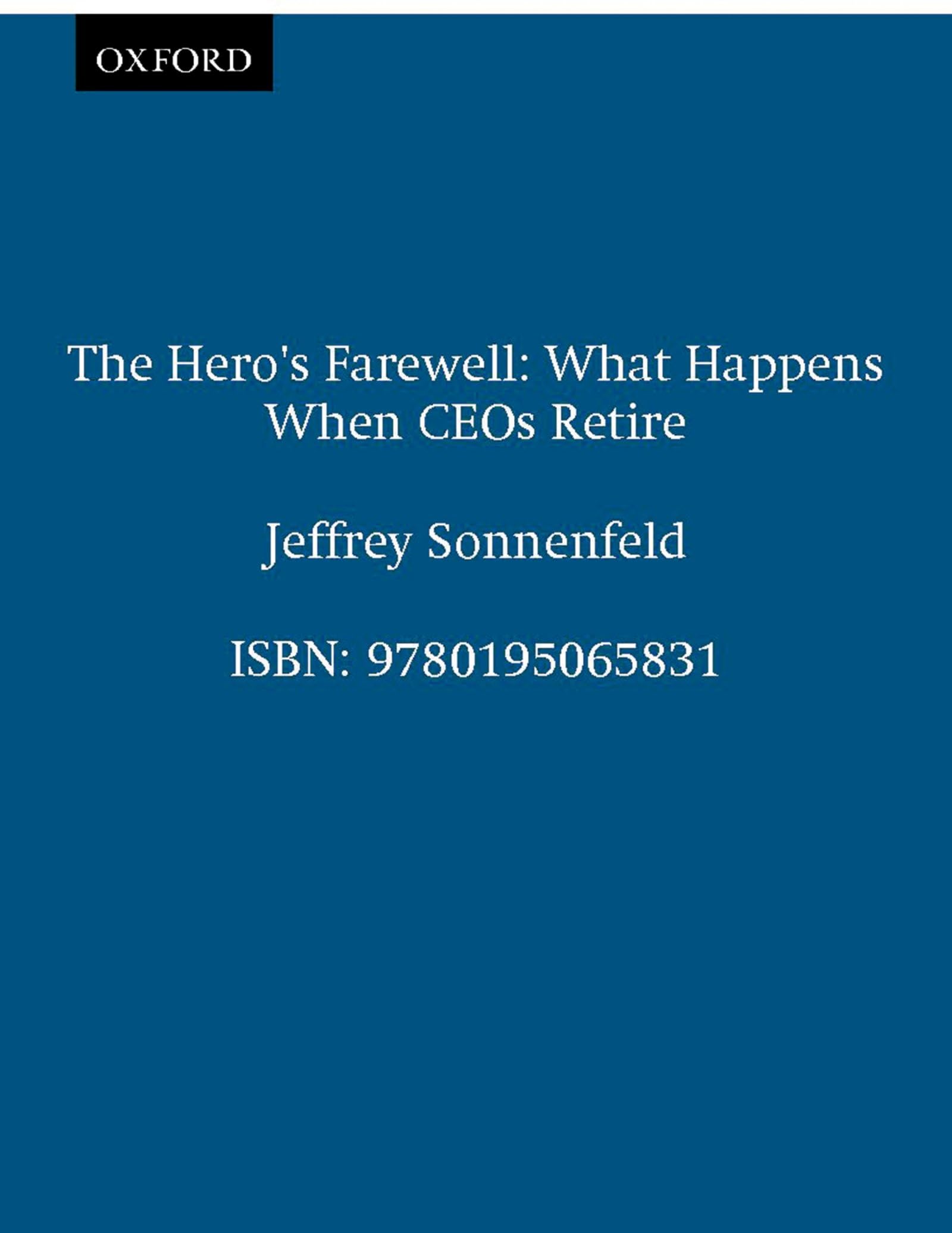 The Hero's Farewell Business, Finance & Career