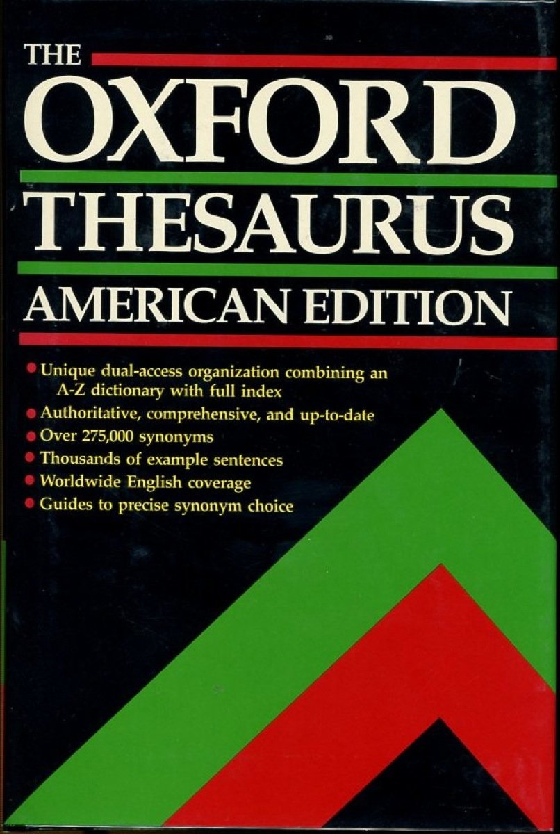 The Oxford Thesaurus: American Edition/Thumb Indexed book