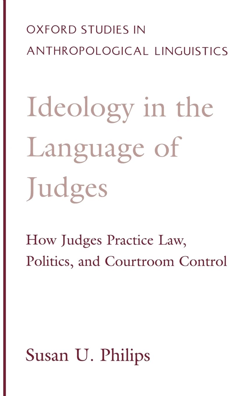Ideology in the Language of Judges Law