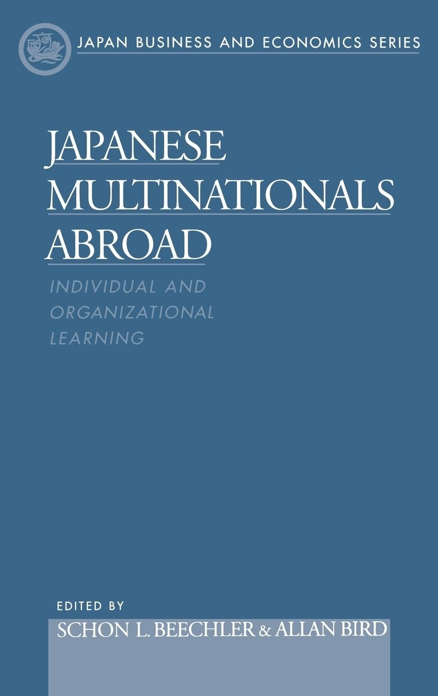 Japanese Multinationals Abroad Law Books