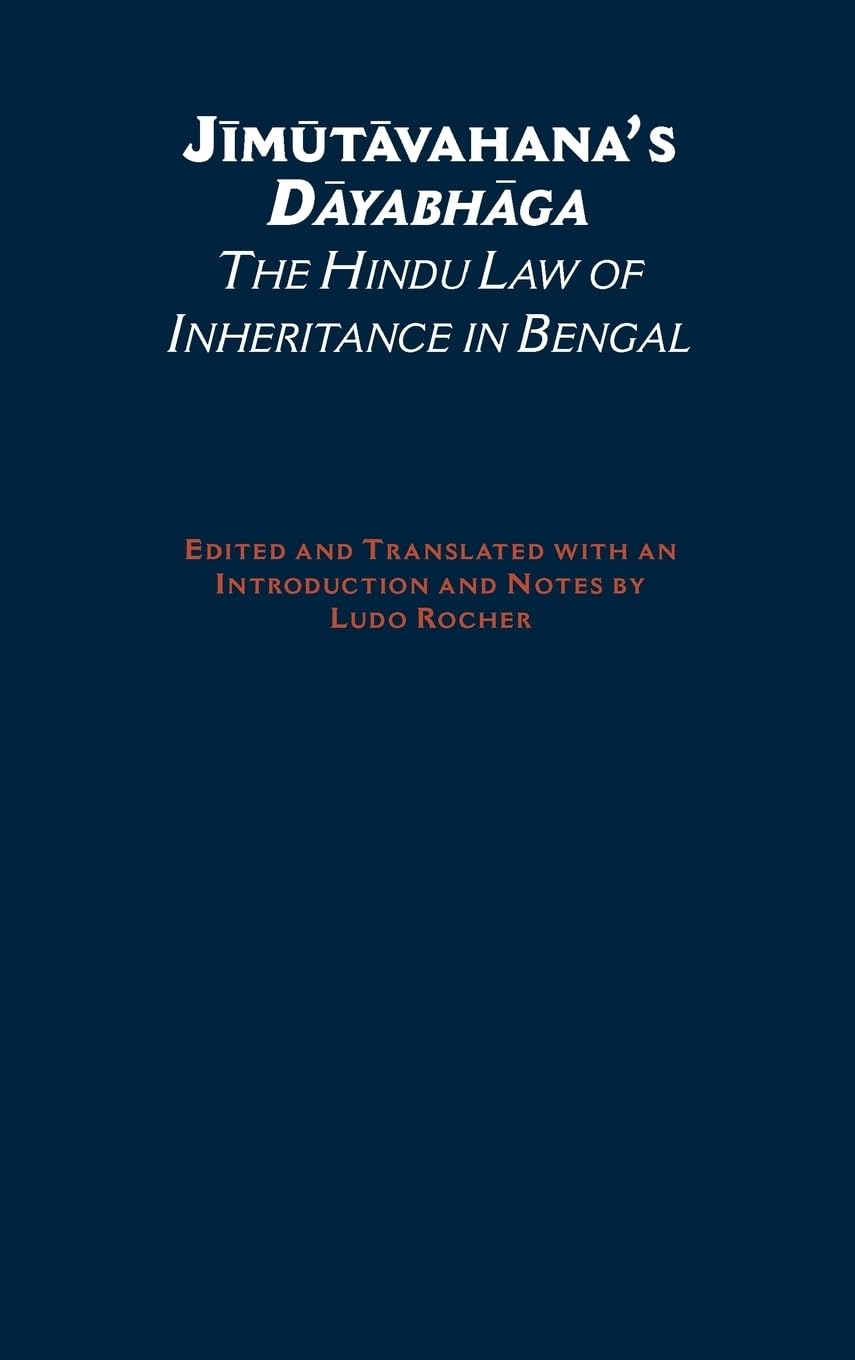Jimutavahana's Dayabhaga Law