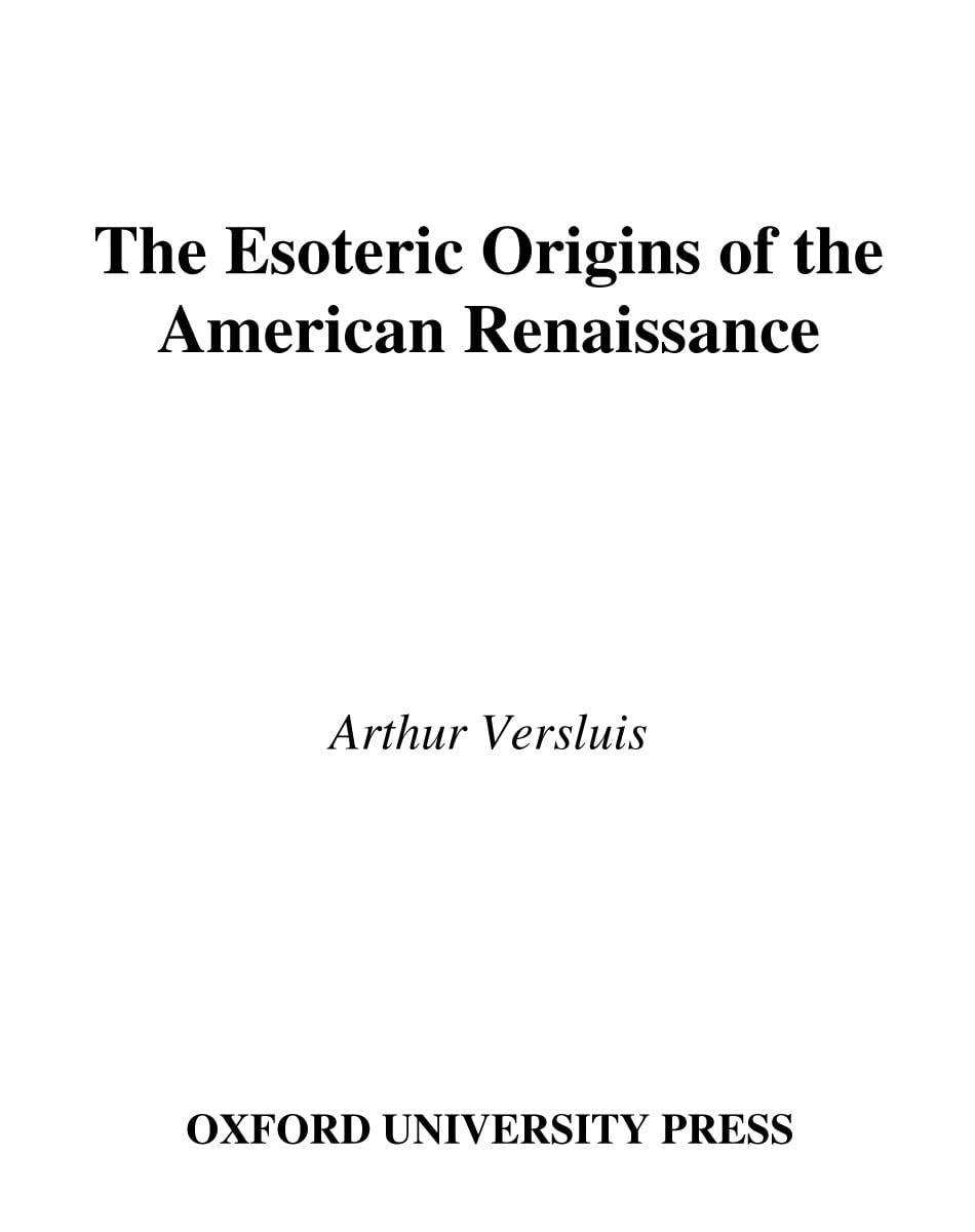 The Esoteric Origins of the American Renaissance Social Sciences