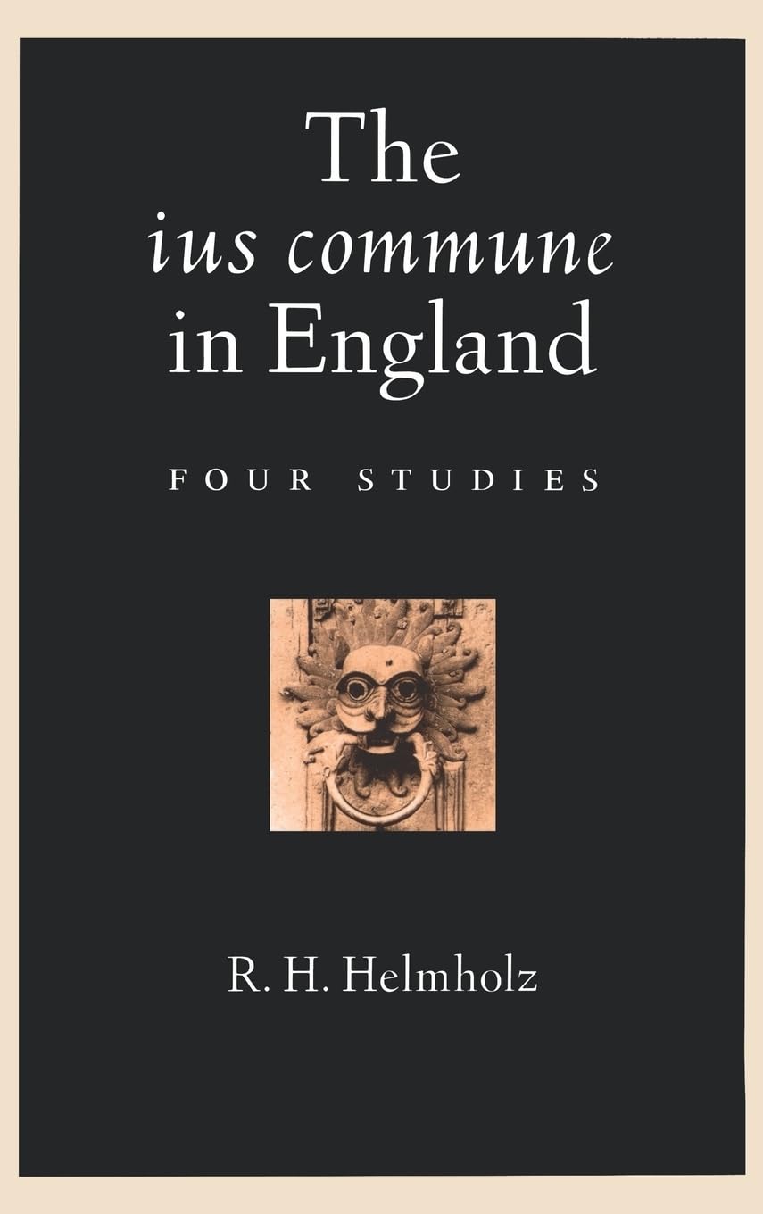 Product Image: The Ius Commune in England