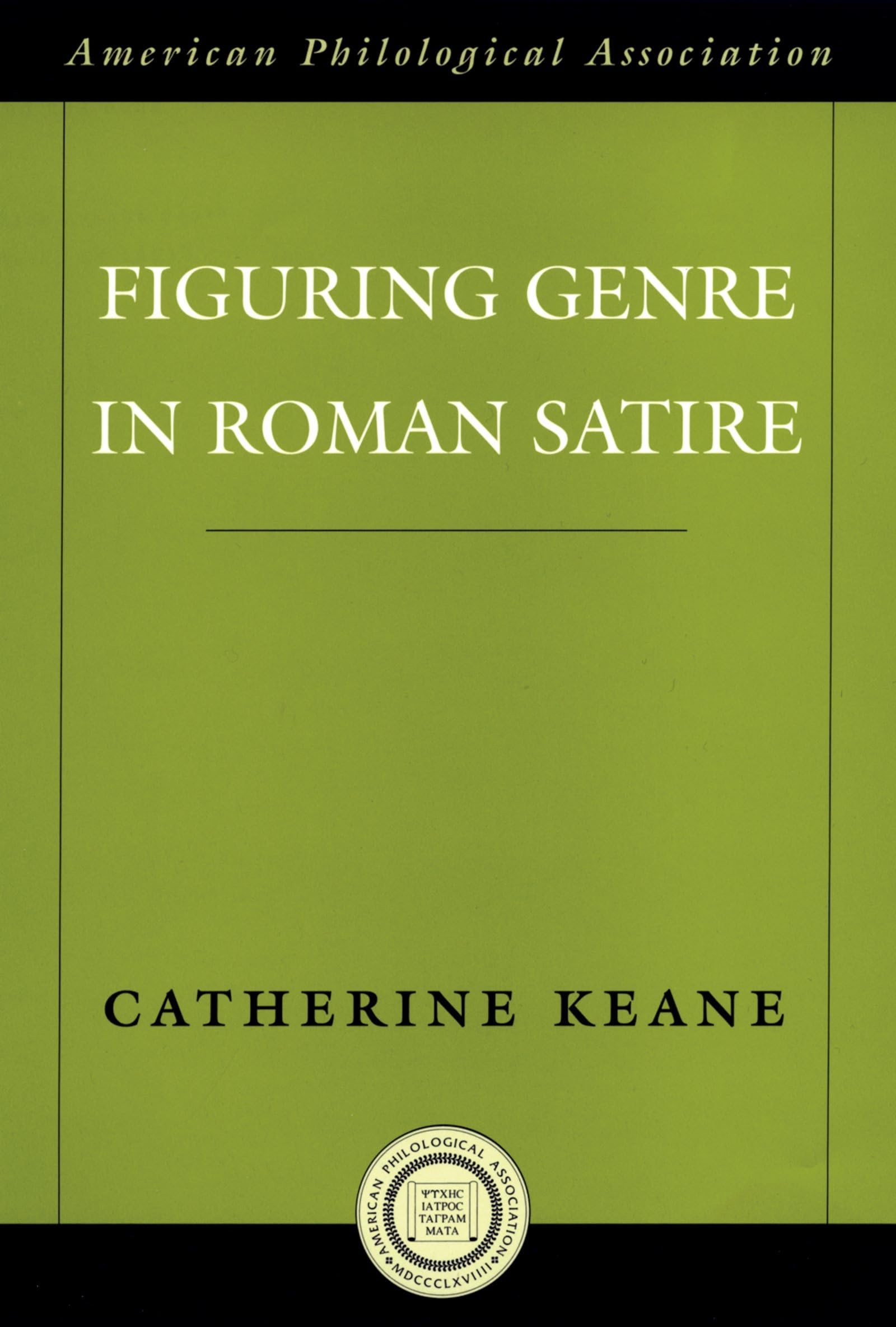 Figuring Genre in Roman Satire Poetry