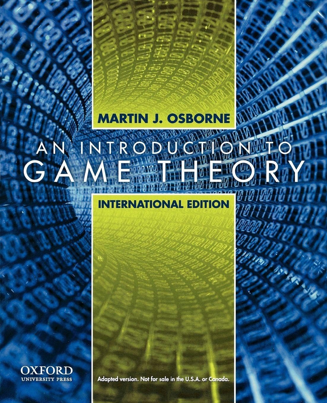 An Introduction to Game Theory: International edition Law