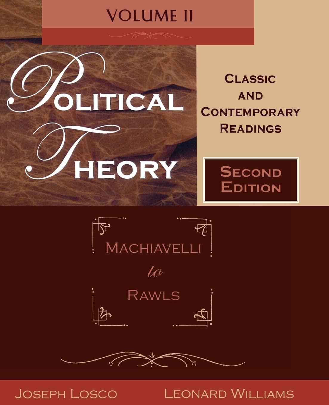 Product Image: Political Theory, Volume 2