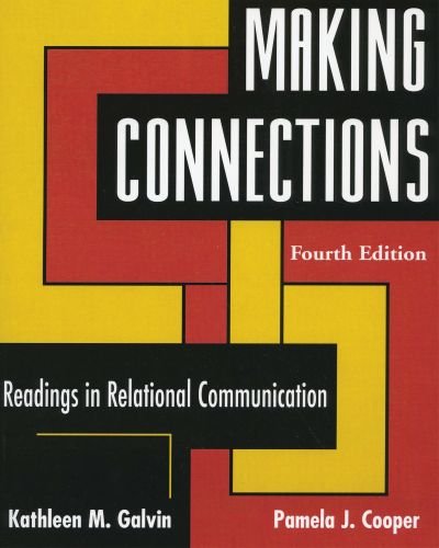 Product Image: Making Connections: Readings in Relational Communication