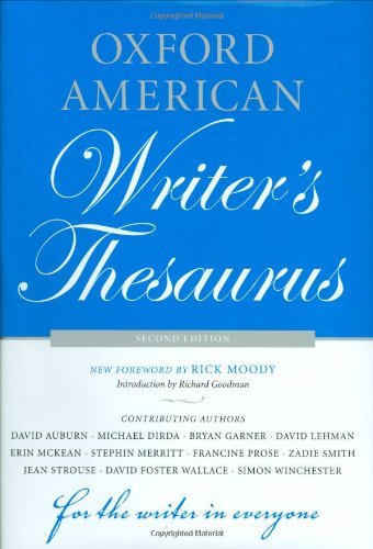 Oxford American Writer's Thesaurus book