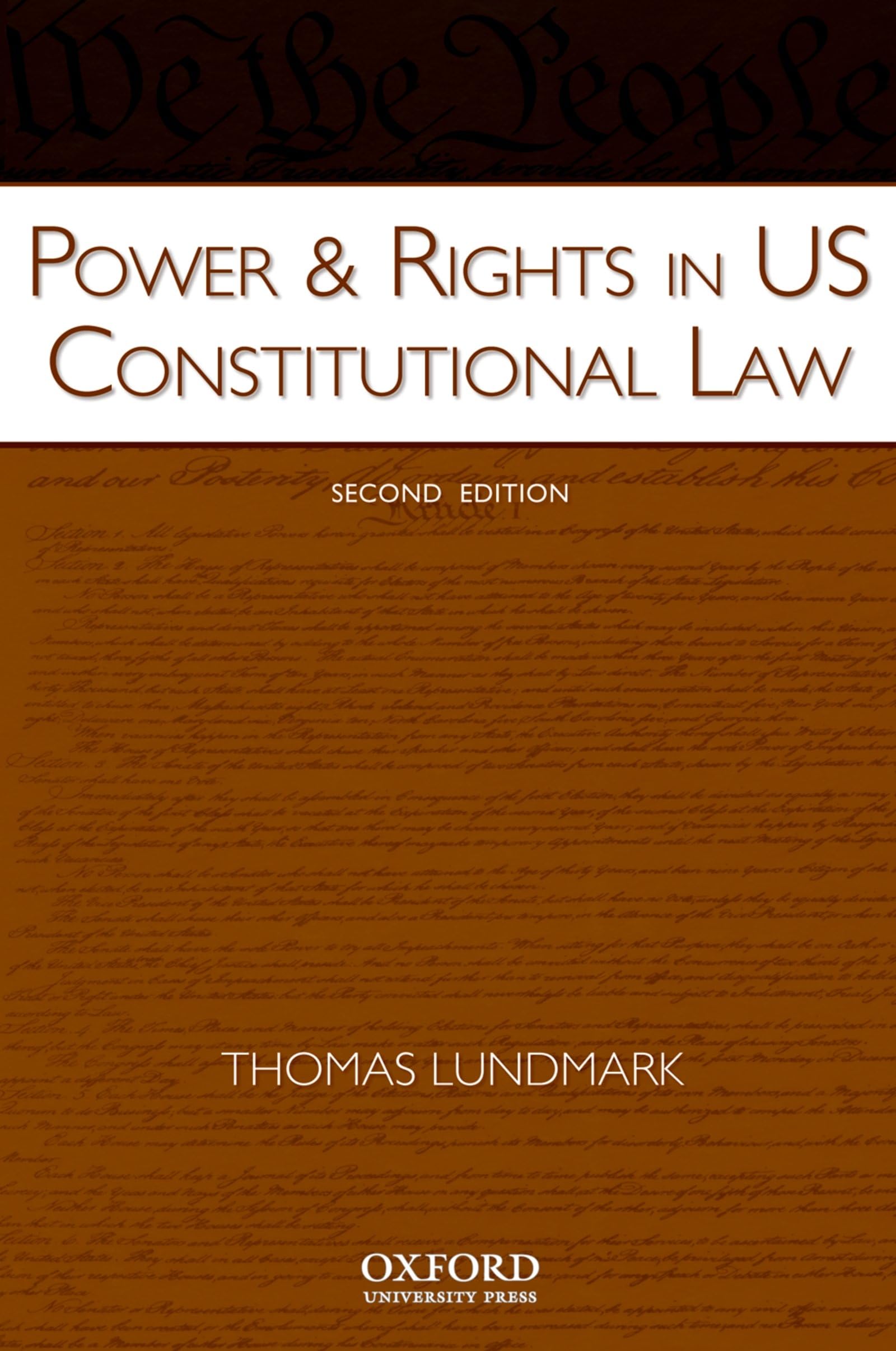 Product Image: Power & Rights in US Constitutional Law