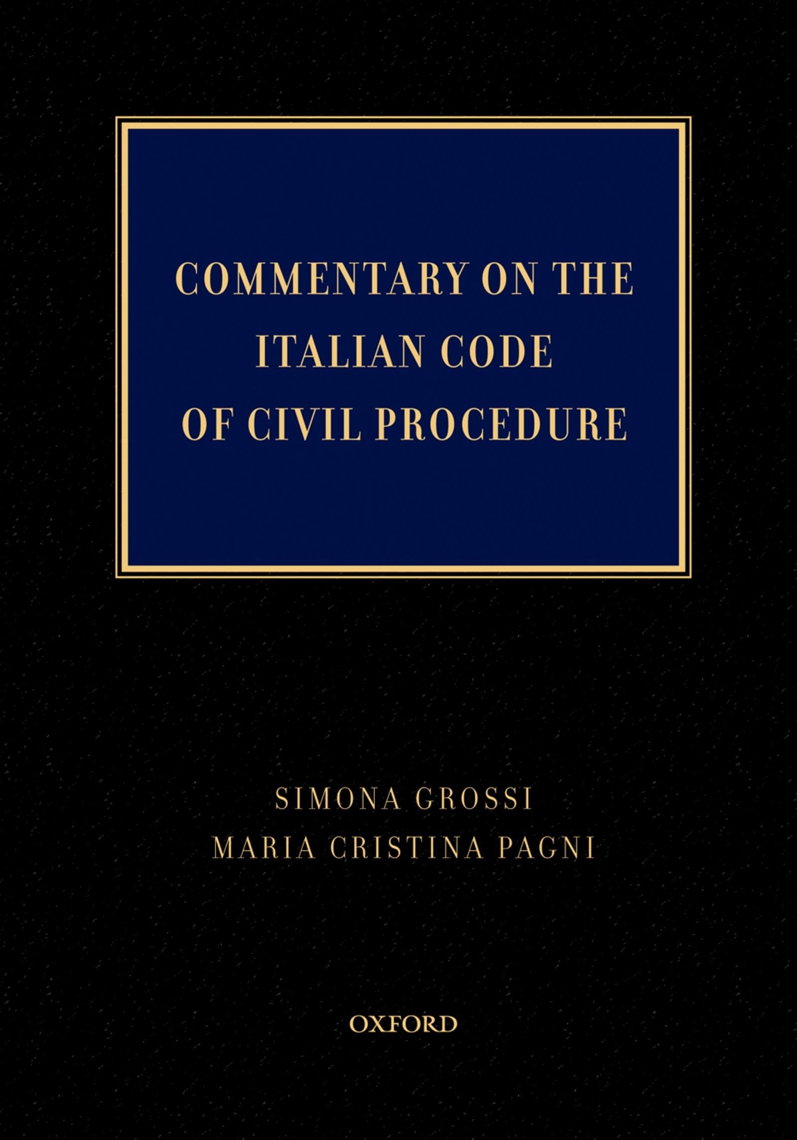 Commentary on the Italian Code of Civil Procedure Law