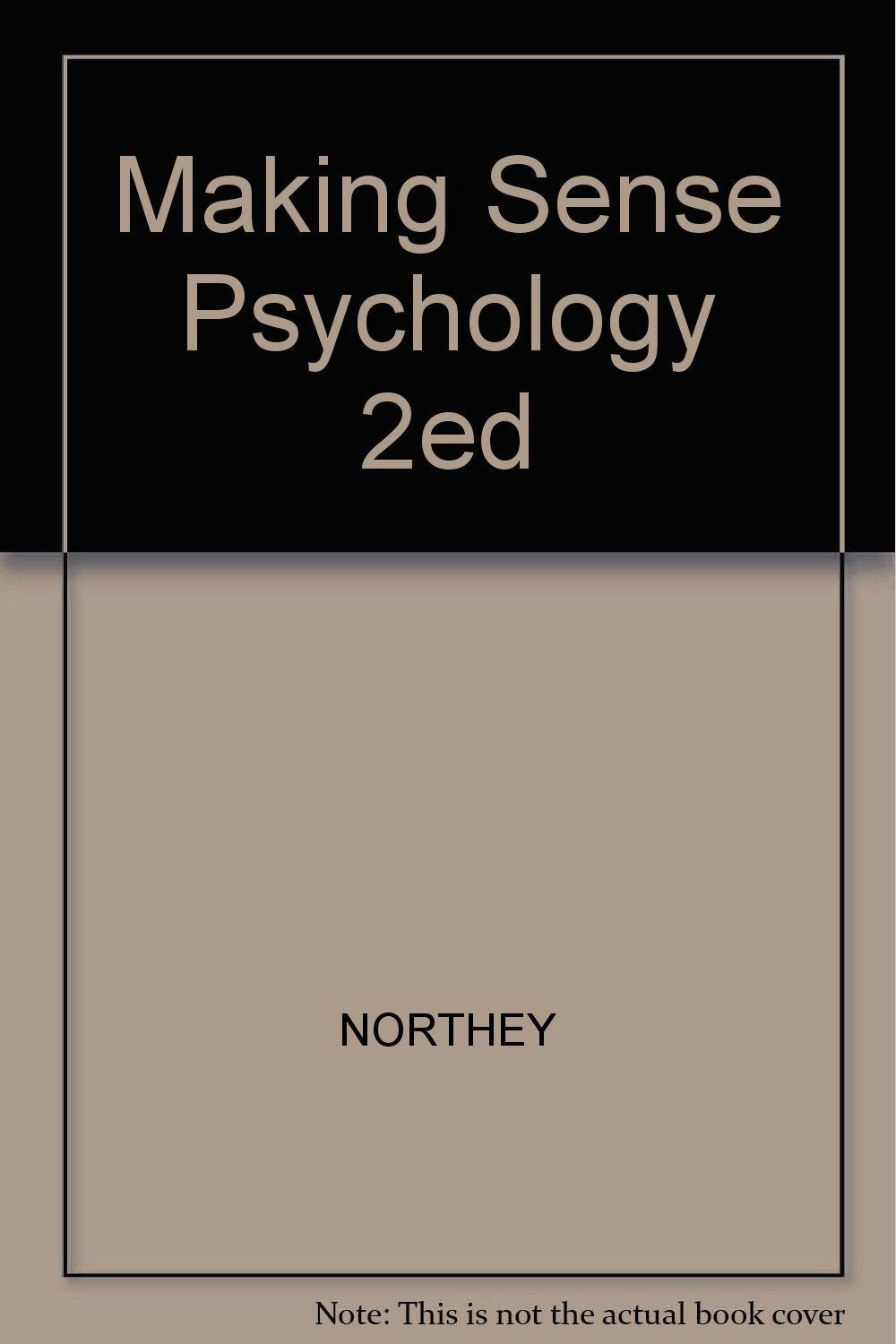 Product Image: Making Sense Psychology 2ed