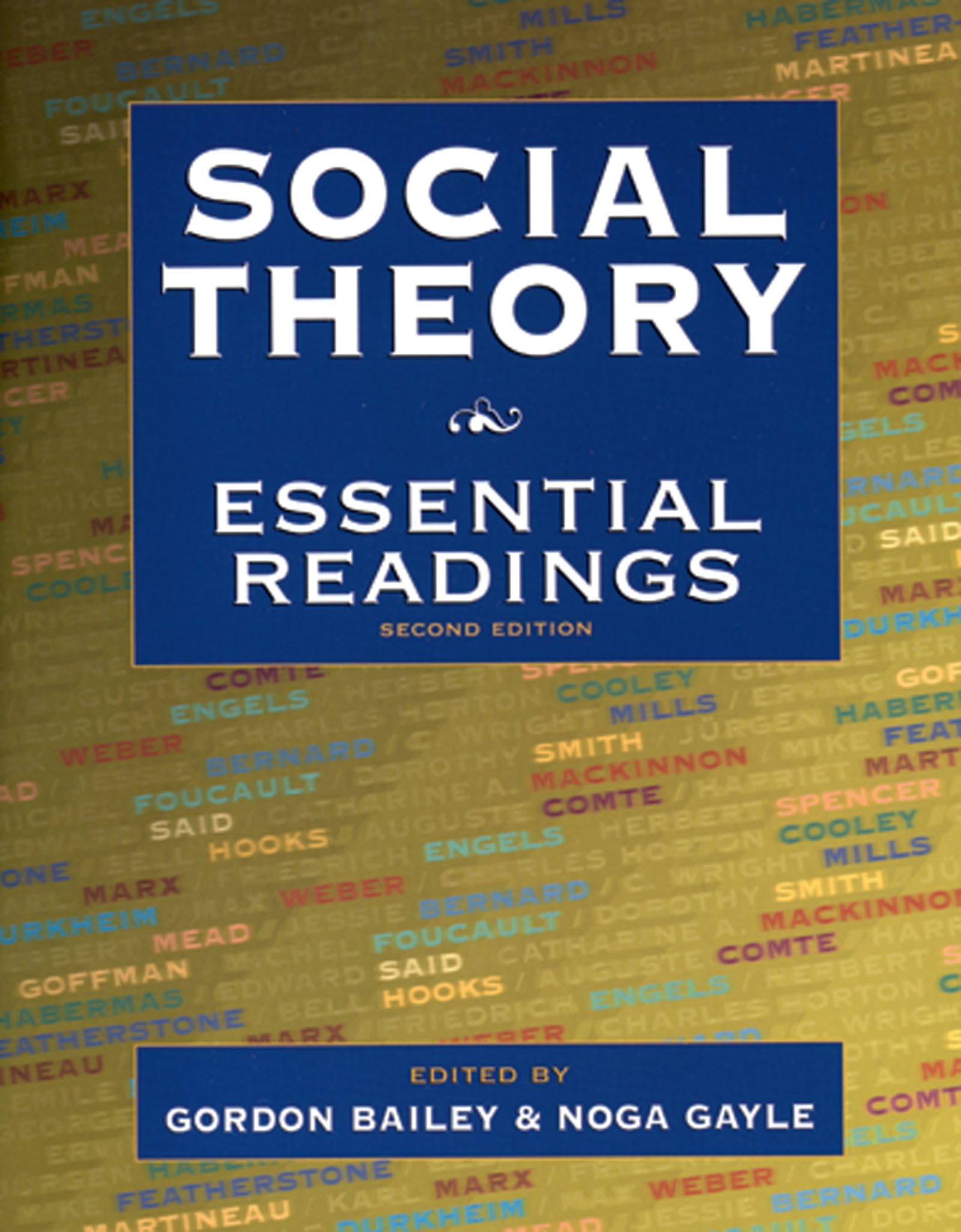 Social Theory: Essential Readings Social Sciences