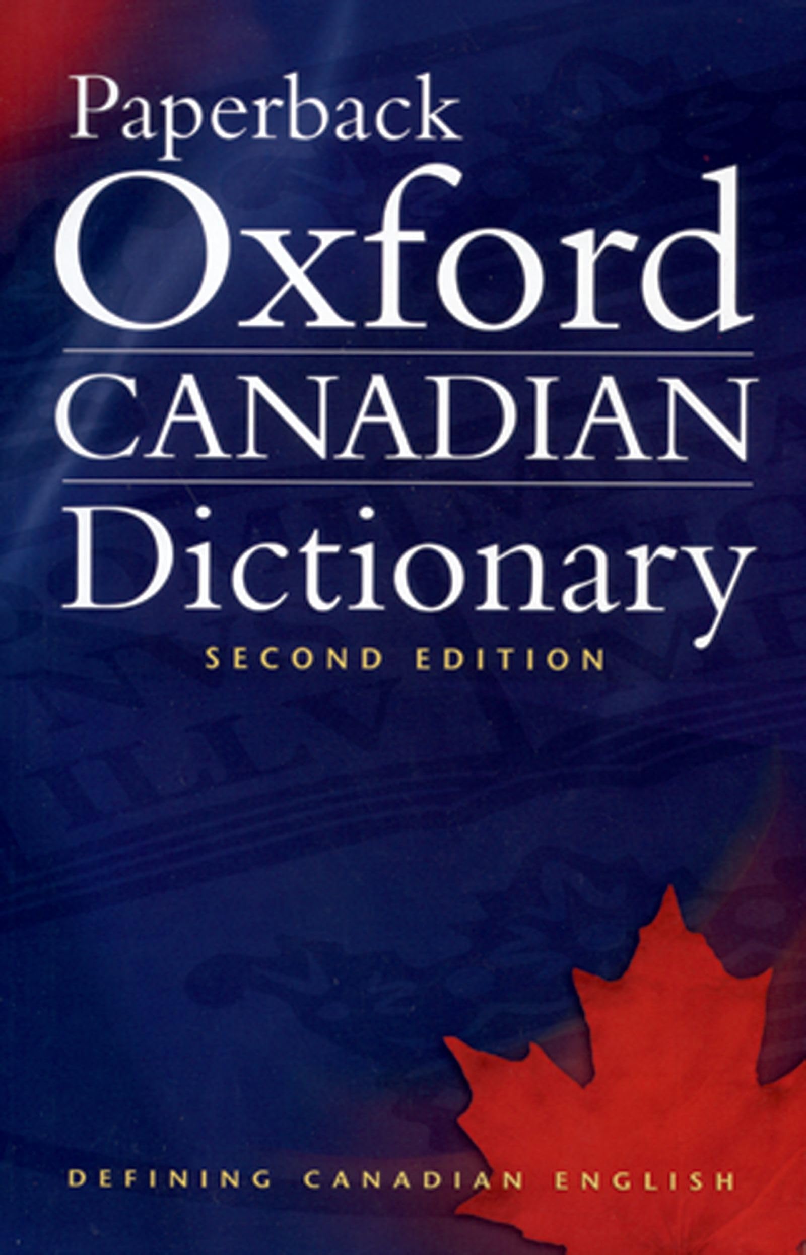 Paperback Oxford Canadian Dictionary General education