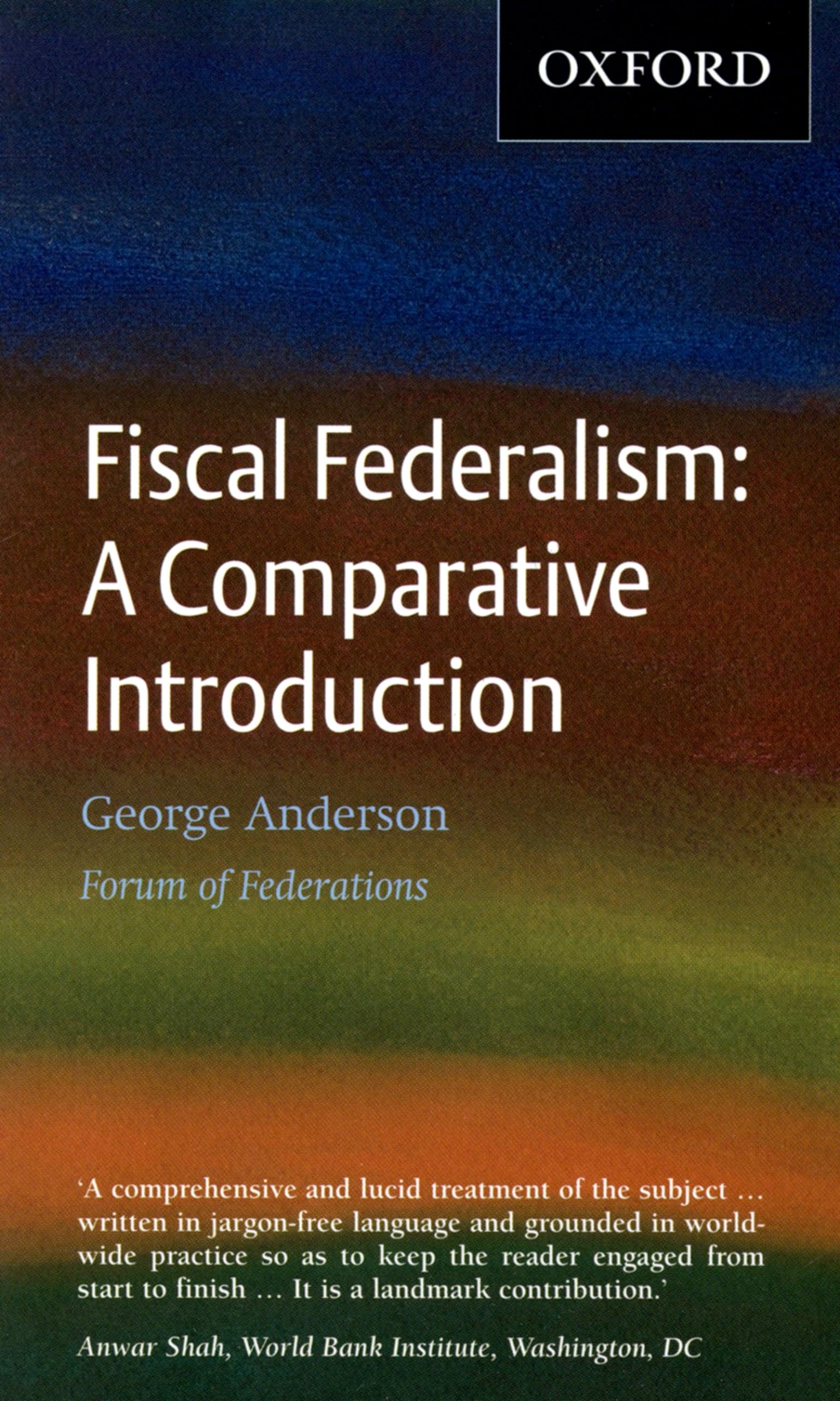 Fiscal Federalism book