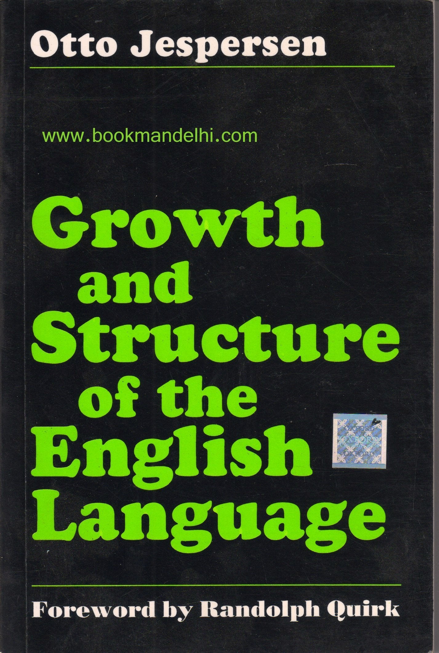 Growth and Structure of English Language Jespersen Otto Books