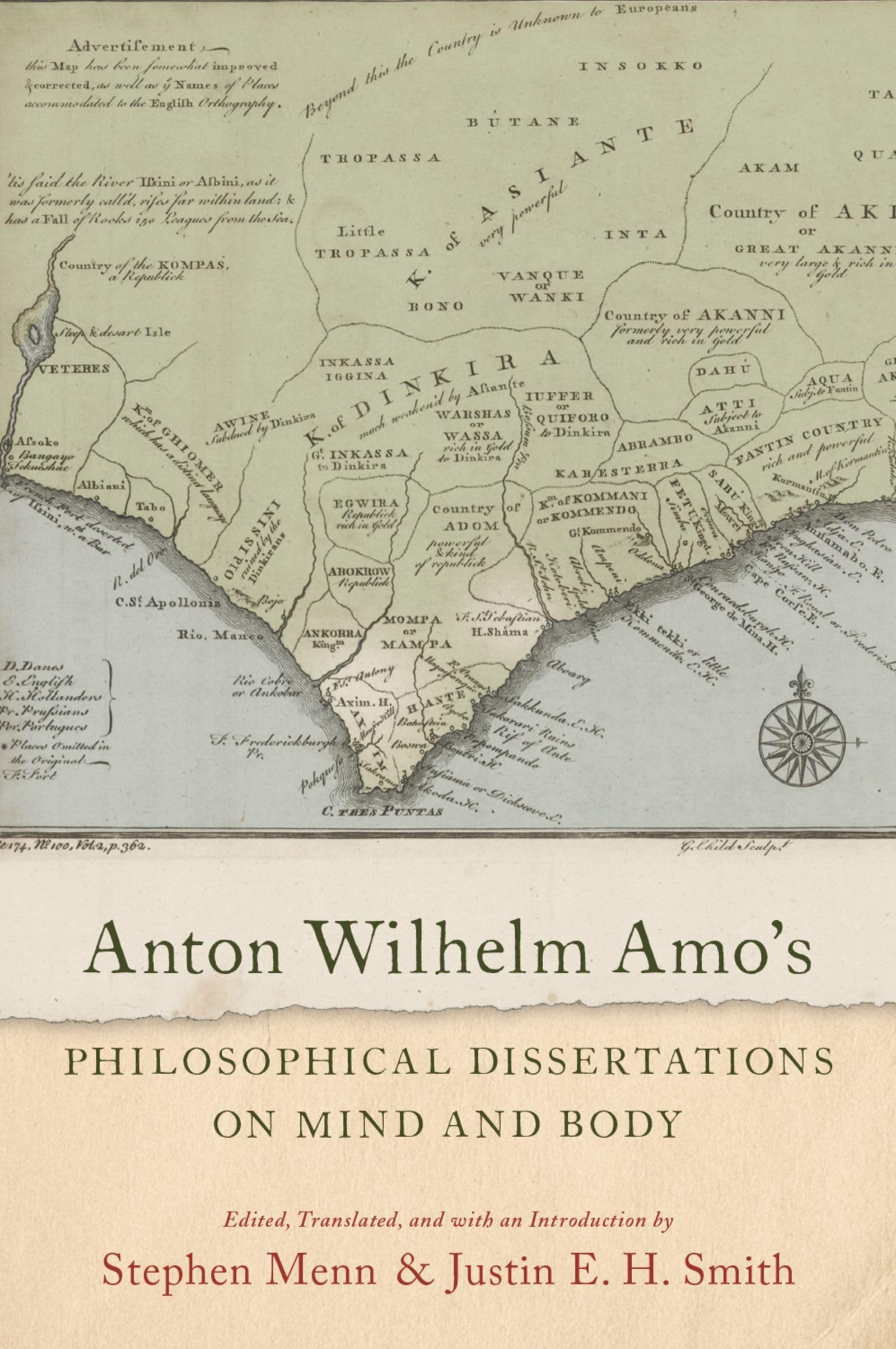 Anton Wilhelm Amo's Philosophical Dissertations on Mind and Body Philosophy