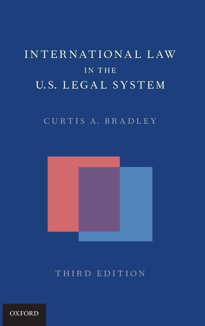 International Law in the US Legal System Law