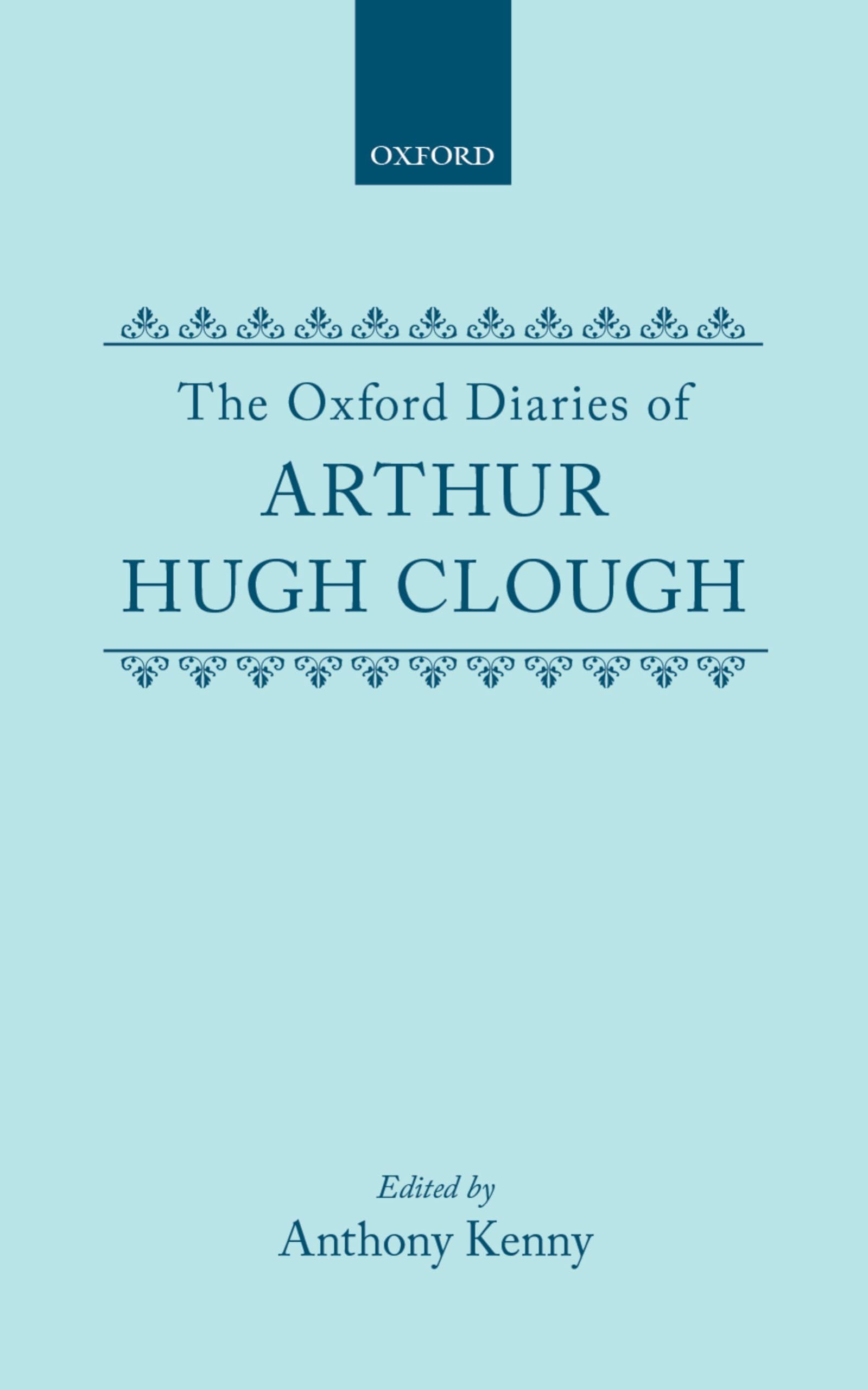 The Oxford Diaries of Arthur Hugh Clough Medicine